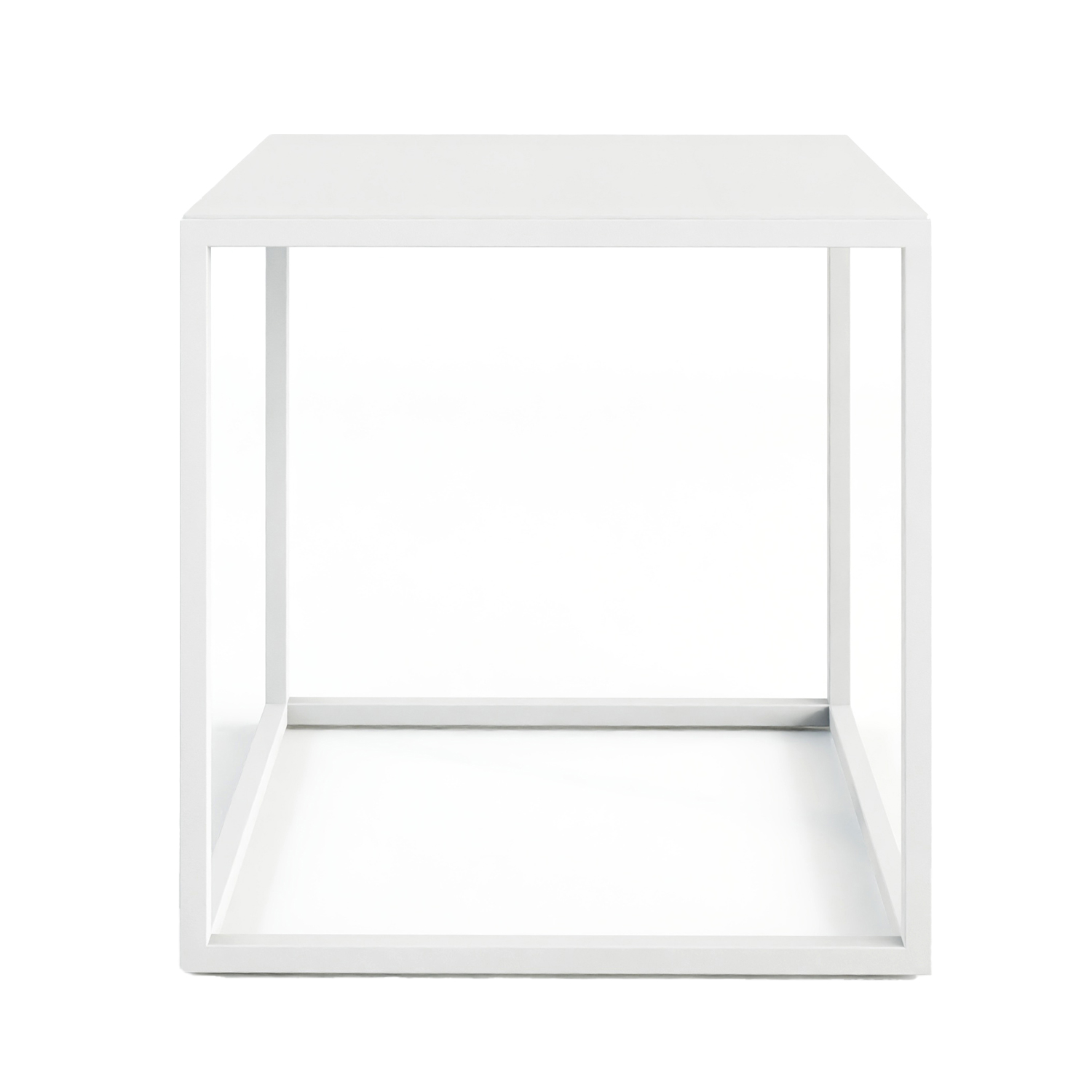 metallbude soli x beistelltisch weiss 96795