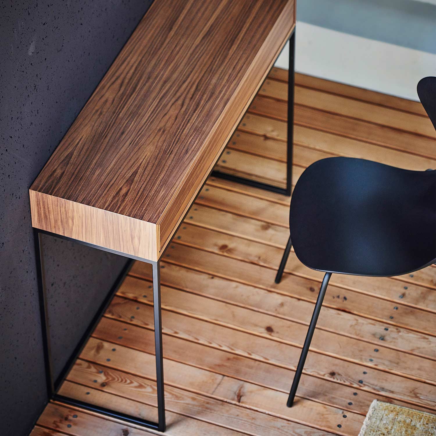 jan kurtz dina konsolentisch schublade nussbaum 73040