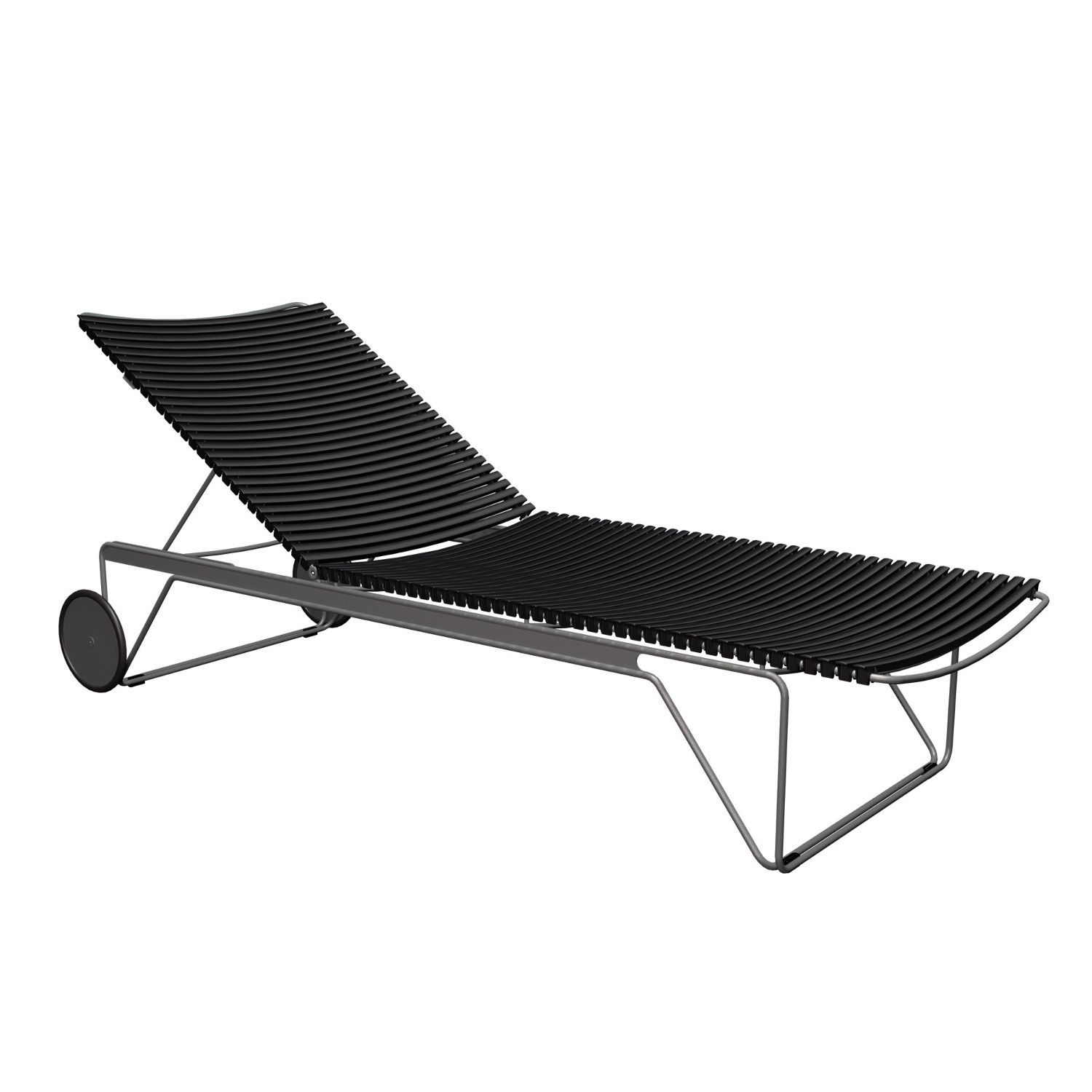 HOUE - Click Gartenliege verstellbar schwarz