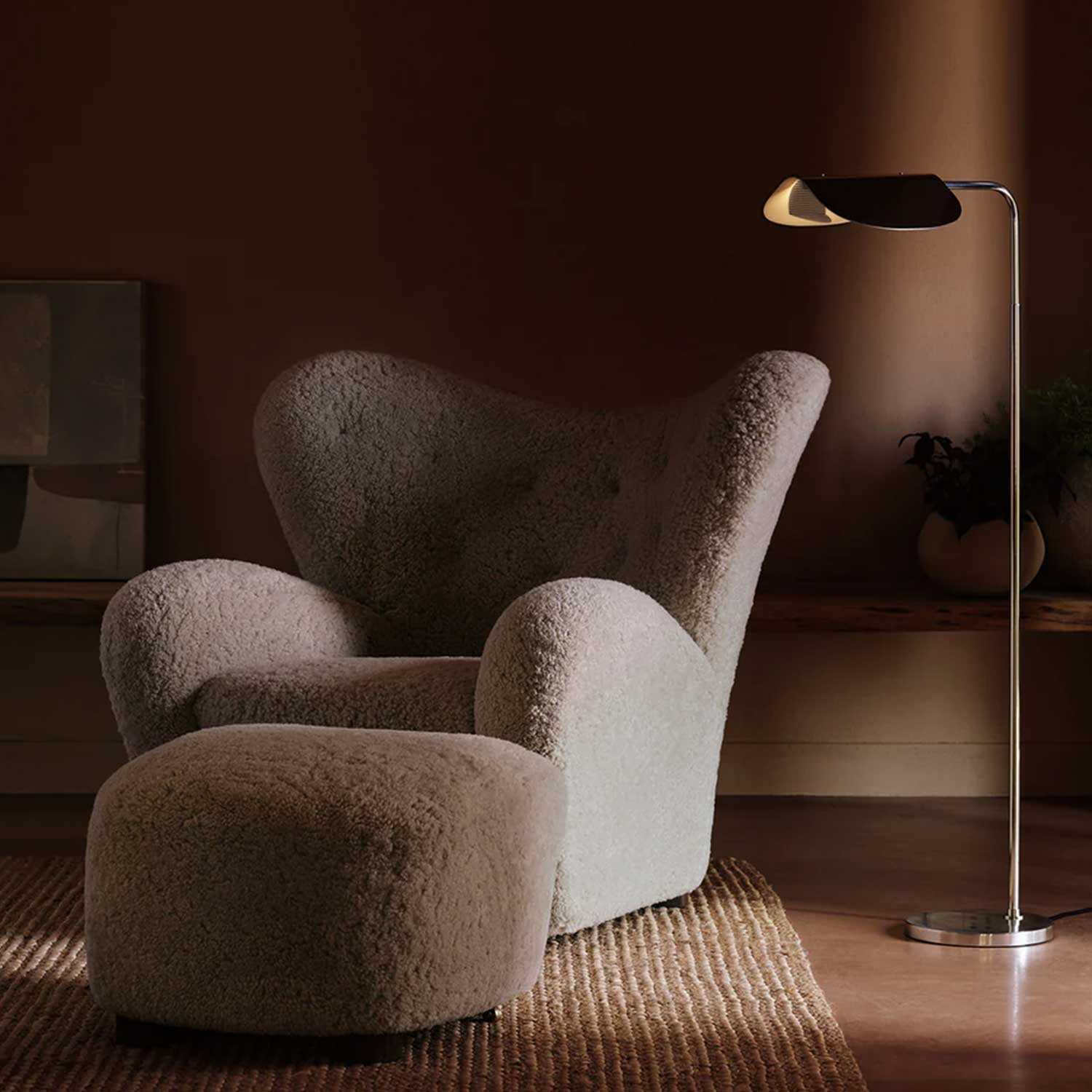 Audo - The Tired Man Fußteil Natural Oak/Moonlight