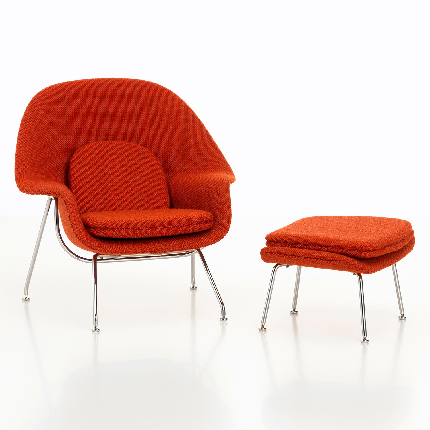 Vitra - Miniatur Womb Chair & Ottoman Saarinen