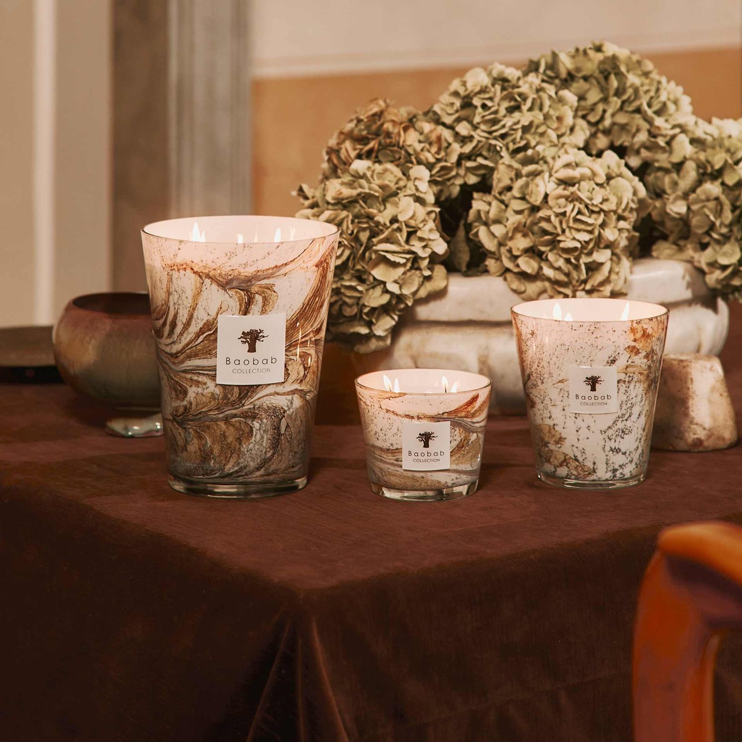 Baobab Collection - Leaves Naïs Duftkerze Max 24 cm