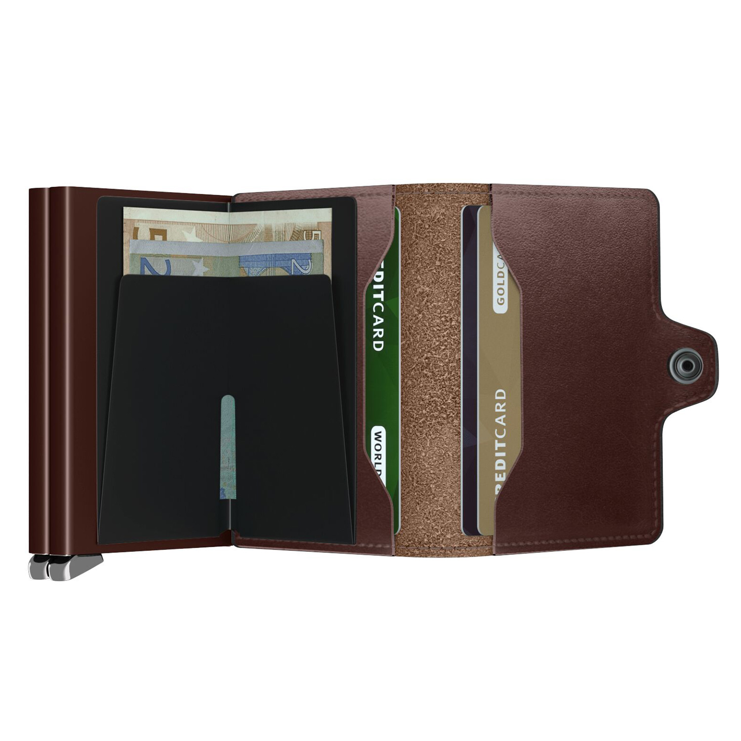 twinwallet dusk braun offen 105114