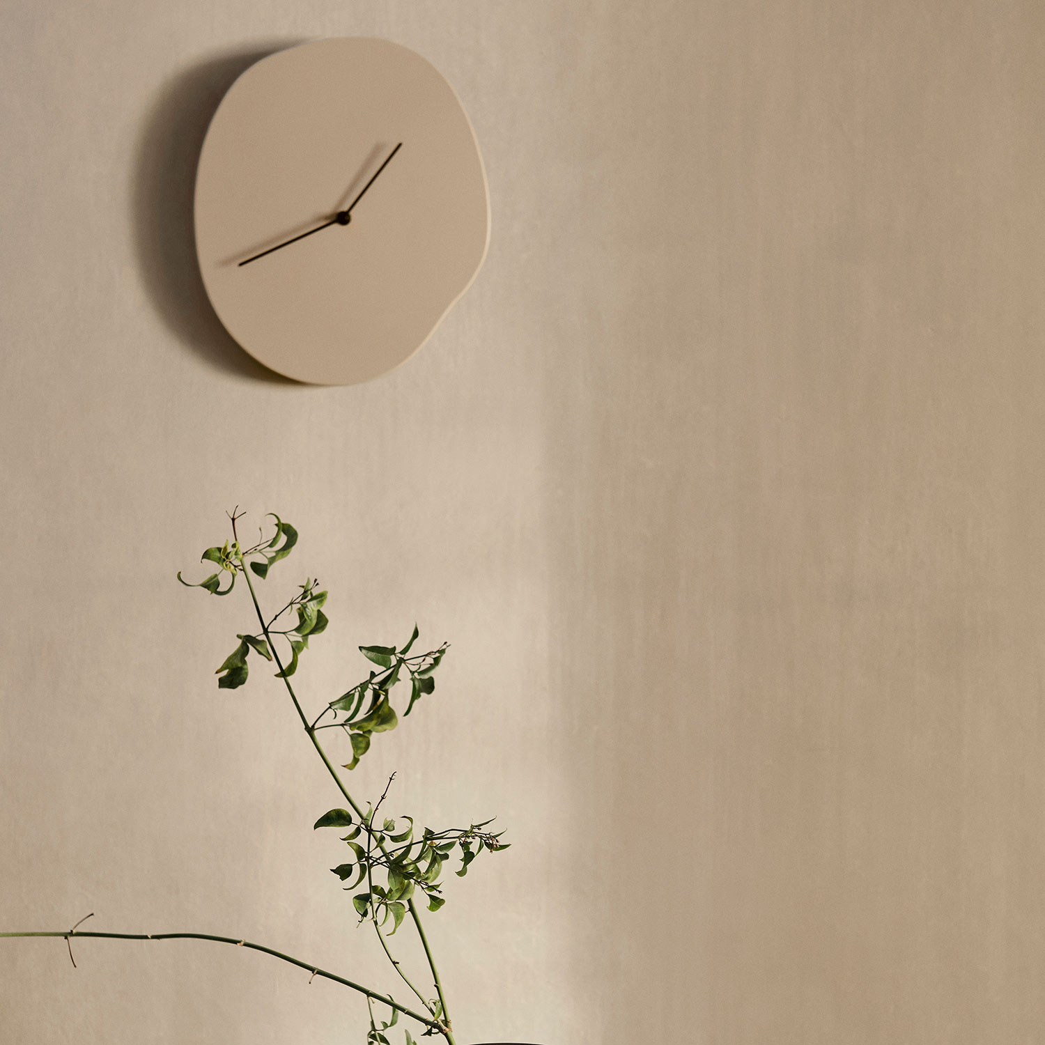 ferm living melt wanduhr cashmere wand 90907