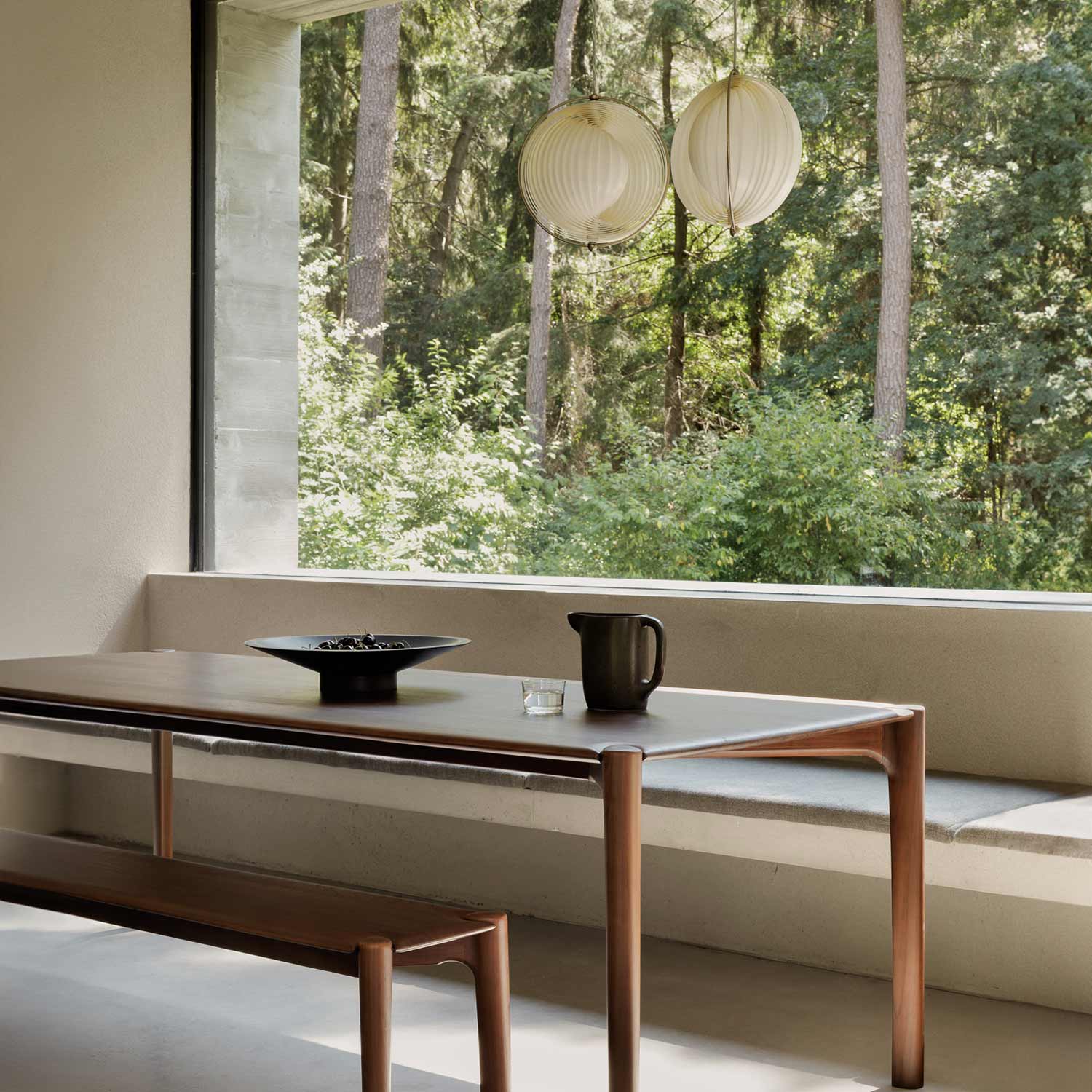 ethnicraft satellite schale mahagoni tisch esszimmer 97412