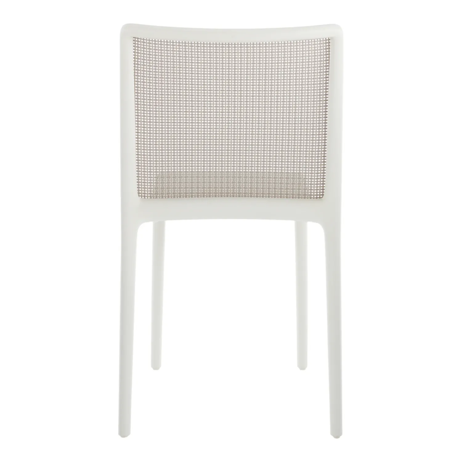 Kartell - Belvedere Tech Stuhl 2er-Set weiß/beige