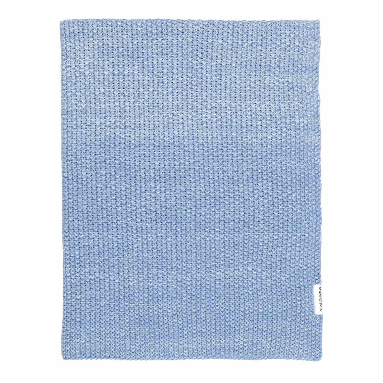 Marc OPolo Nordic knit melange Plaid Denim blue 130x170 8715944851046 Bild1 102587