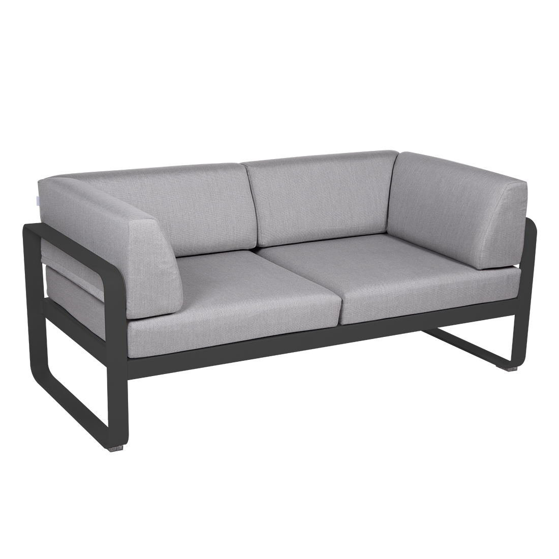 fermob bellevie club sofa anthrazit flanellgrau 66043