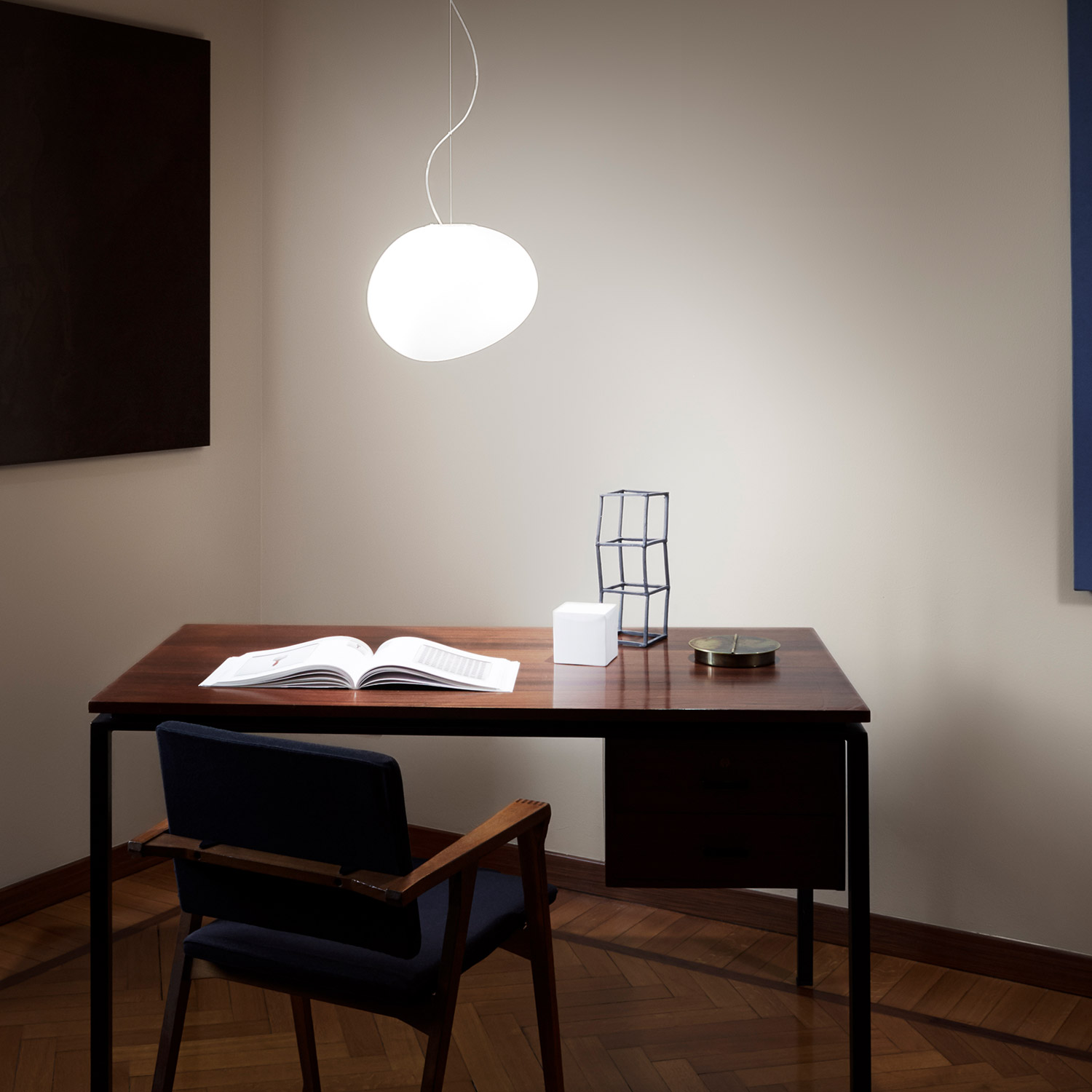 foscarini gregg pendelleuchte schreibtisch 63517