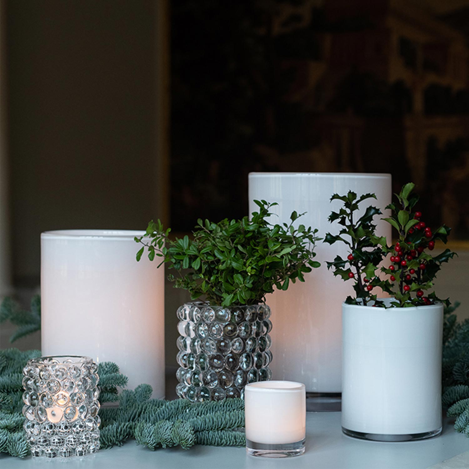 skogsberg vase klar hurricane 75934