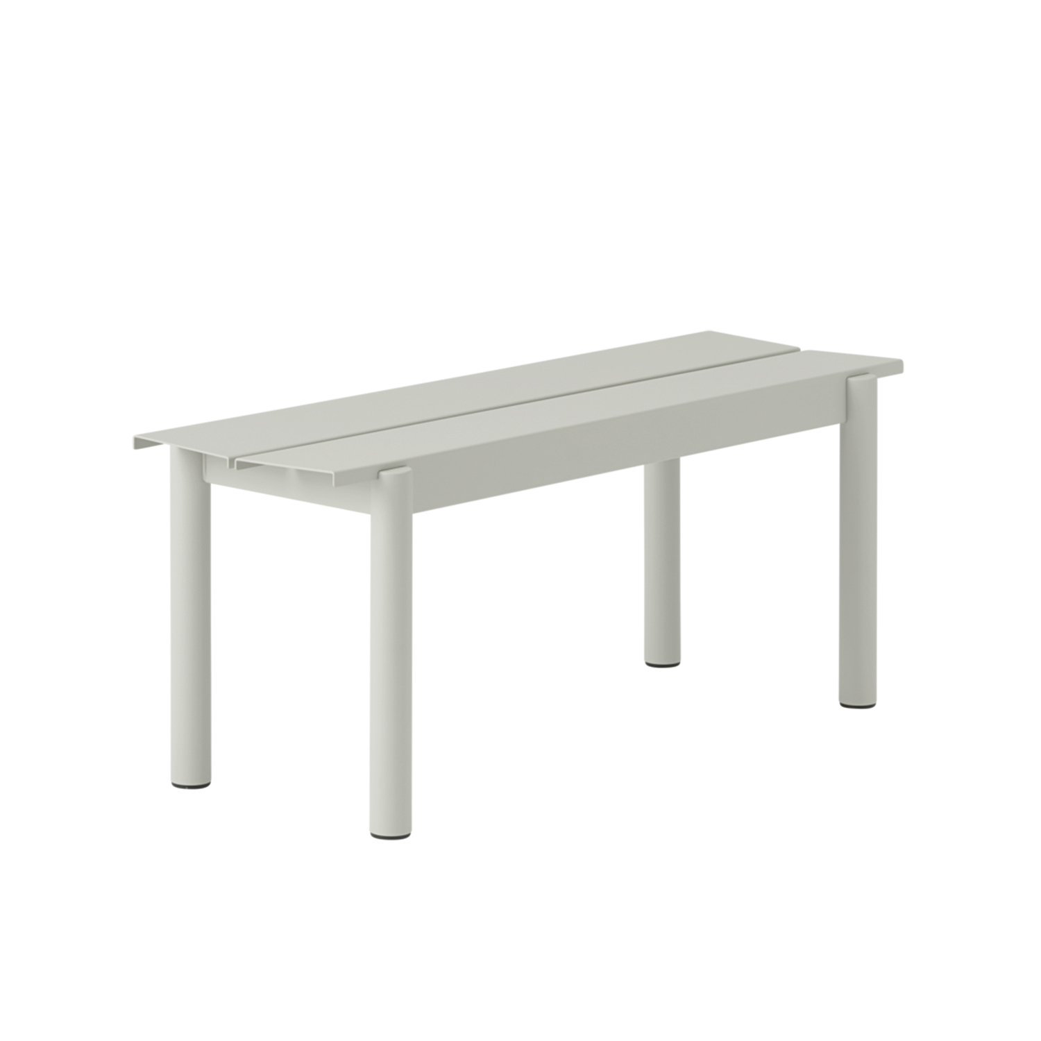 muuto linear steel bench 110 grey 105403