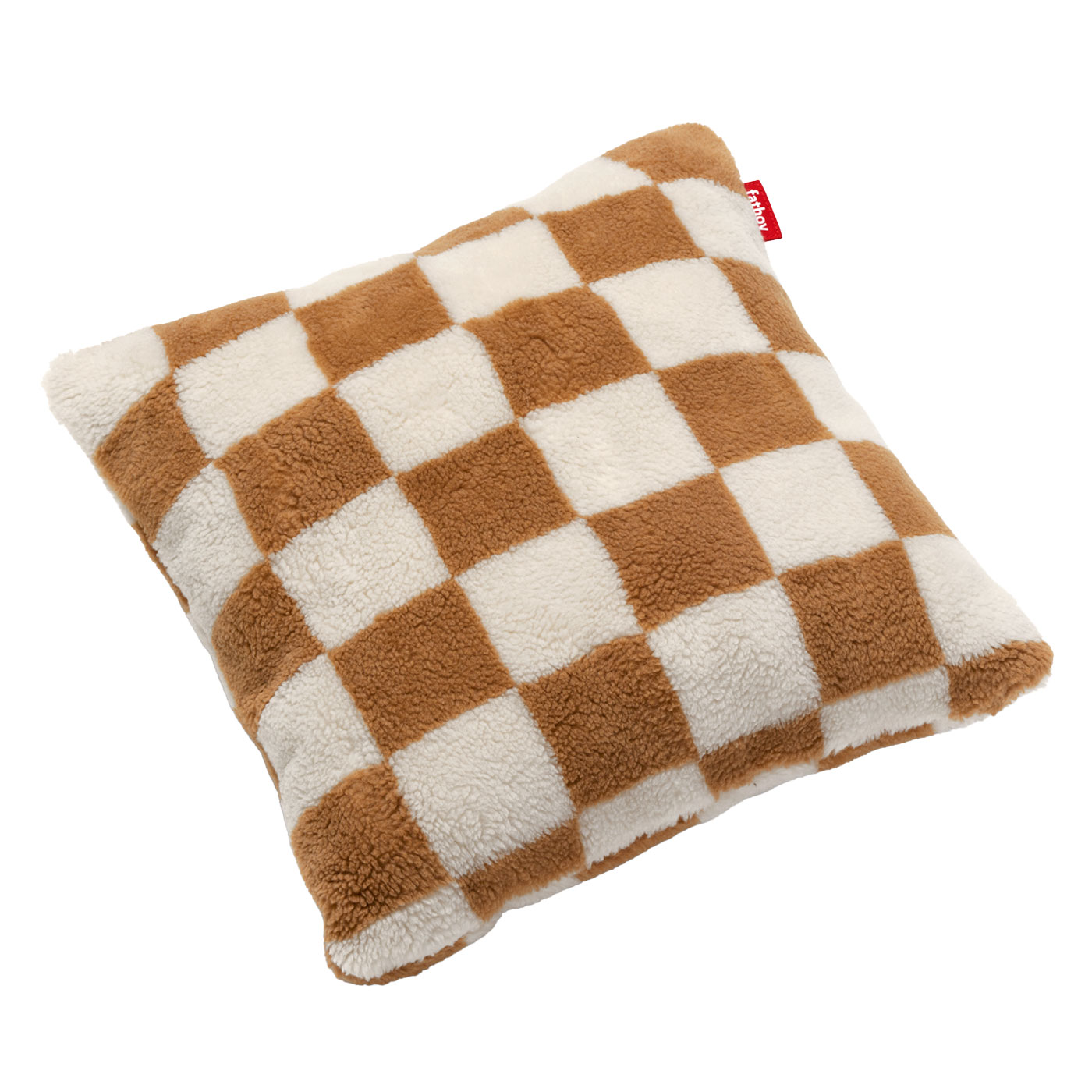 fatboy square pillow teddy chess almond creme 106706 105756