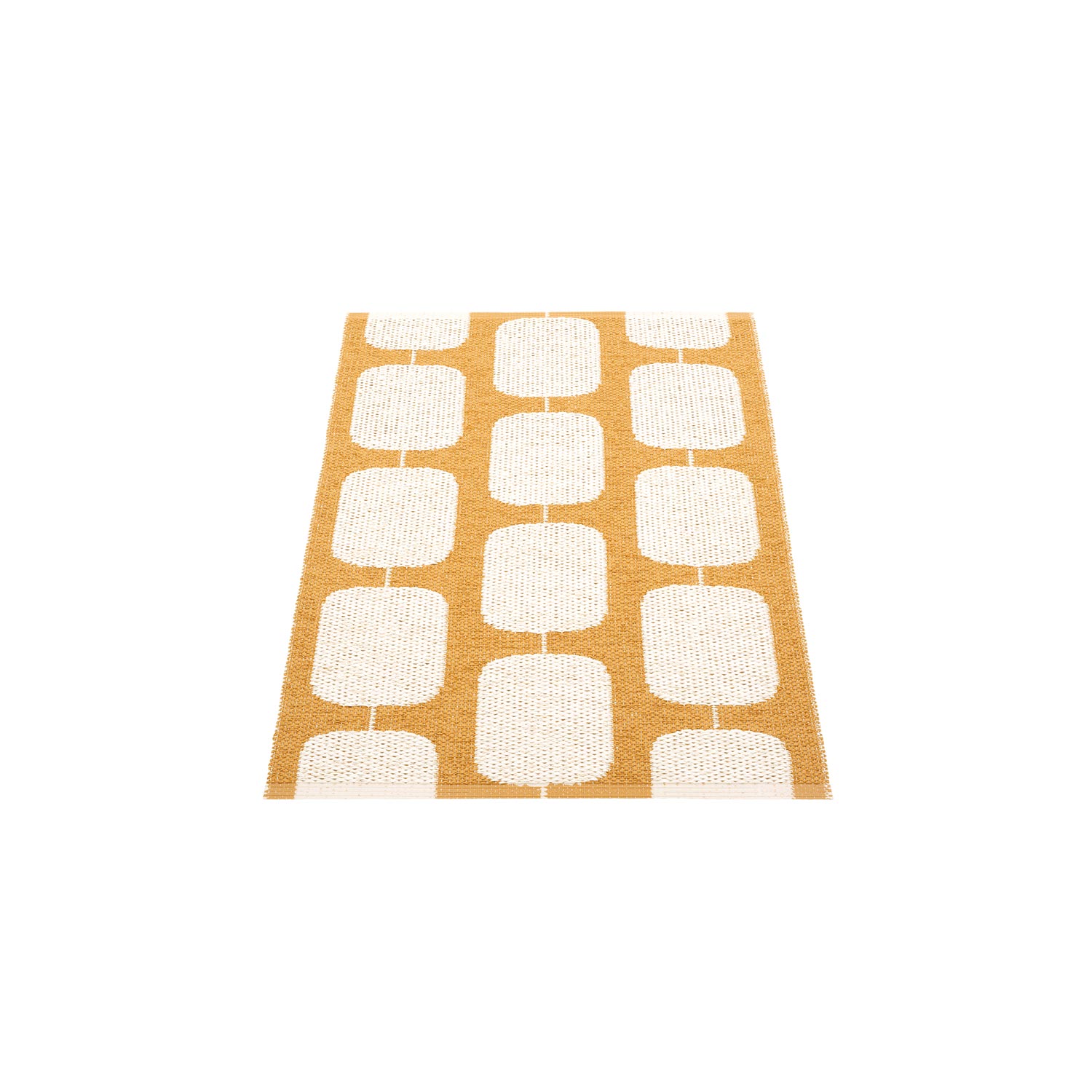 pappelina sten teppich ochre vanilla 70 100 cm 78940