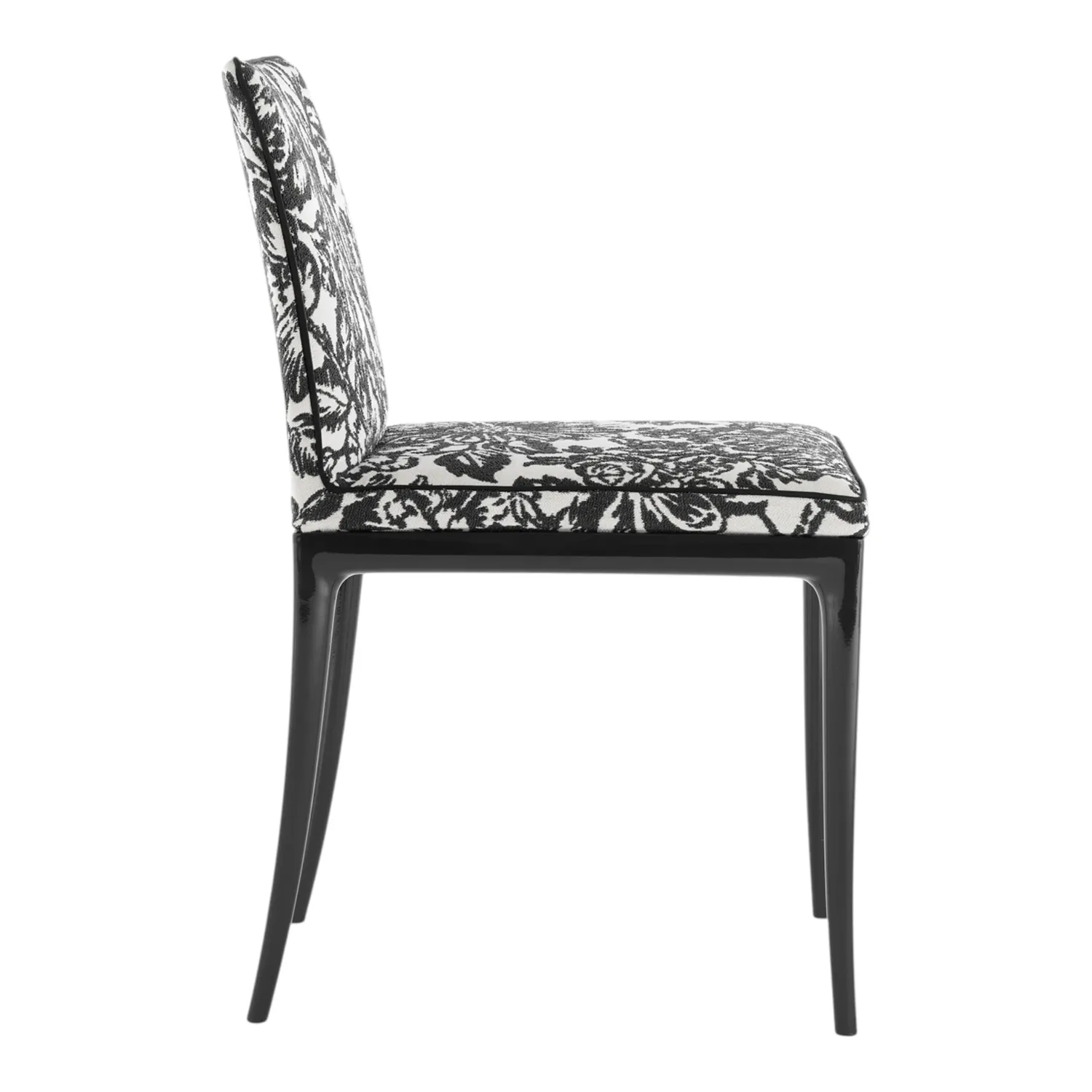 Kartell - Lillybet Stuhl Flower Key schwarz/schwarz
