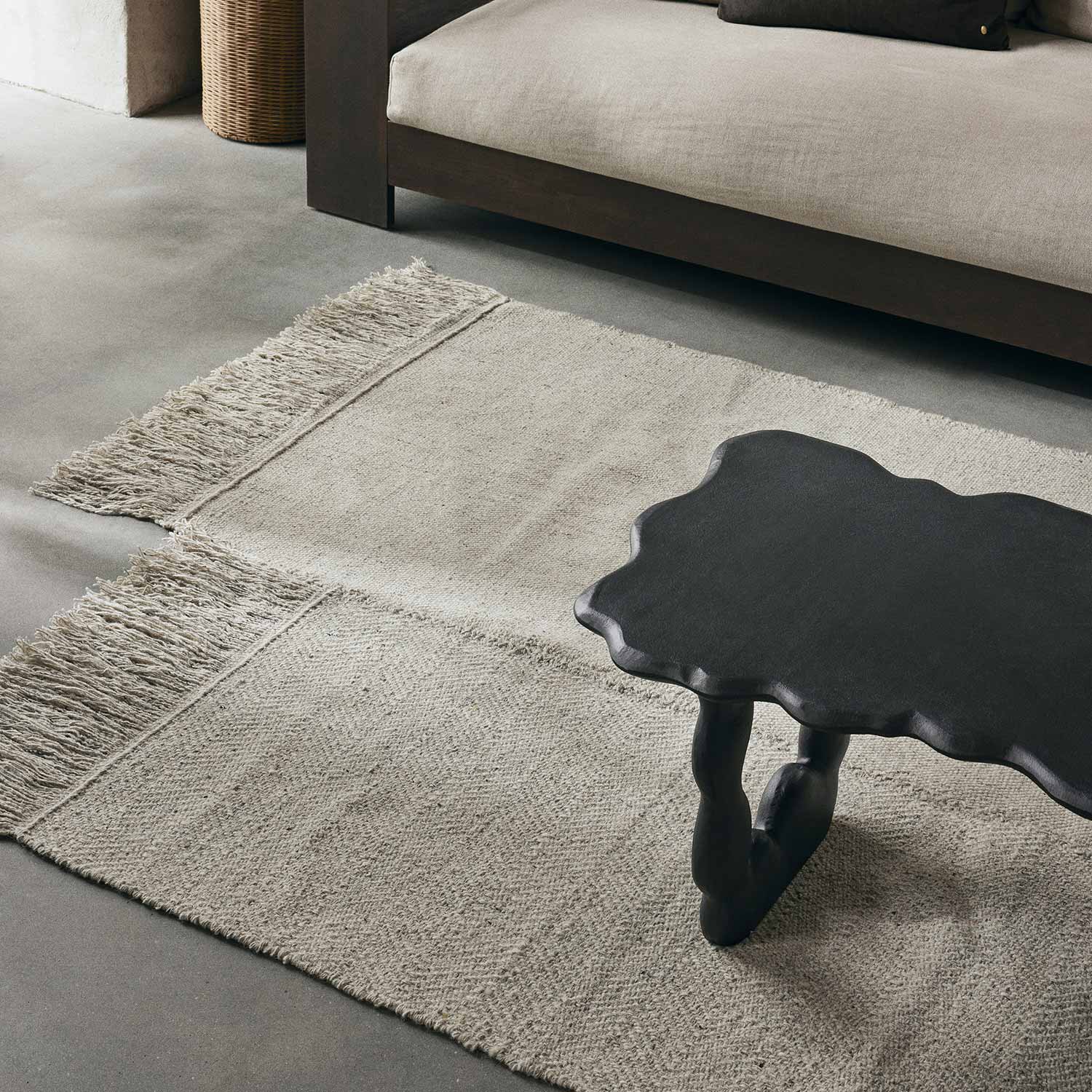 ferm living alter teppich 160 x 270 cm wohnzimmer 96139