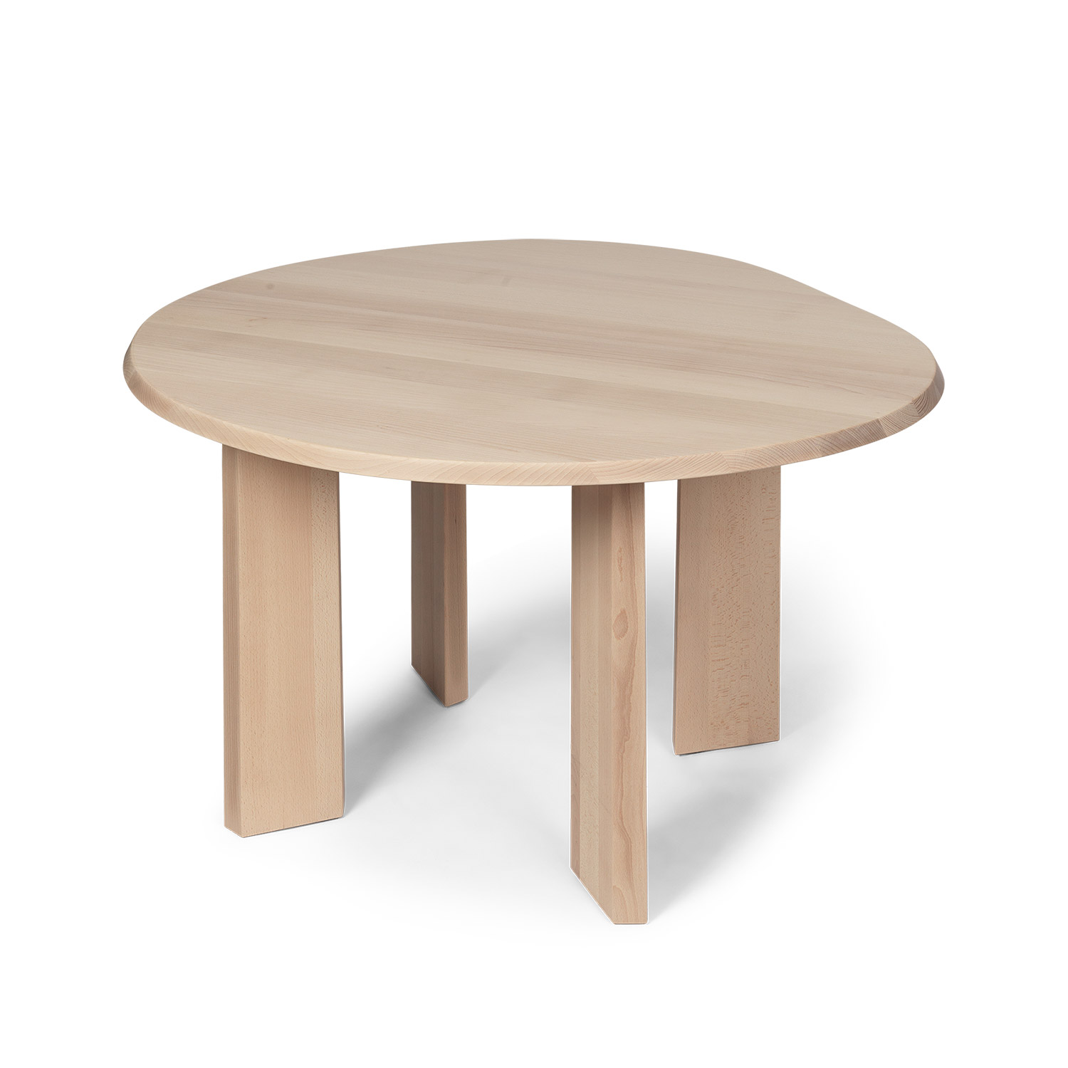fermLIVING Tarn Esstisch 115 WhiteOiledBeech 1104268360 102050