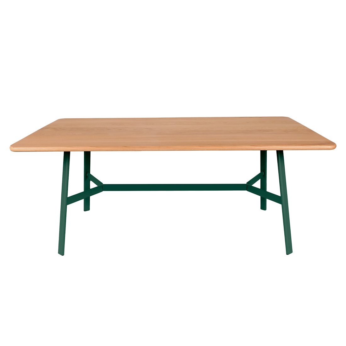 Fermob - So'O Tisch Eiche 180x90 cm zederngrün