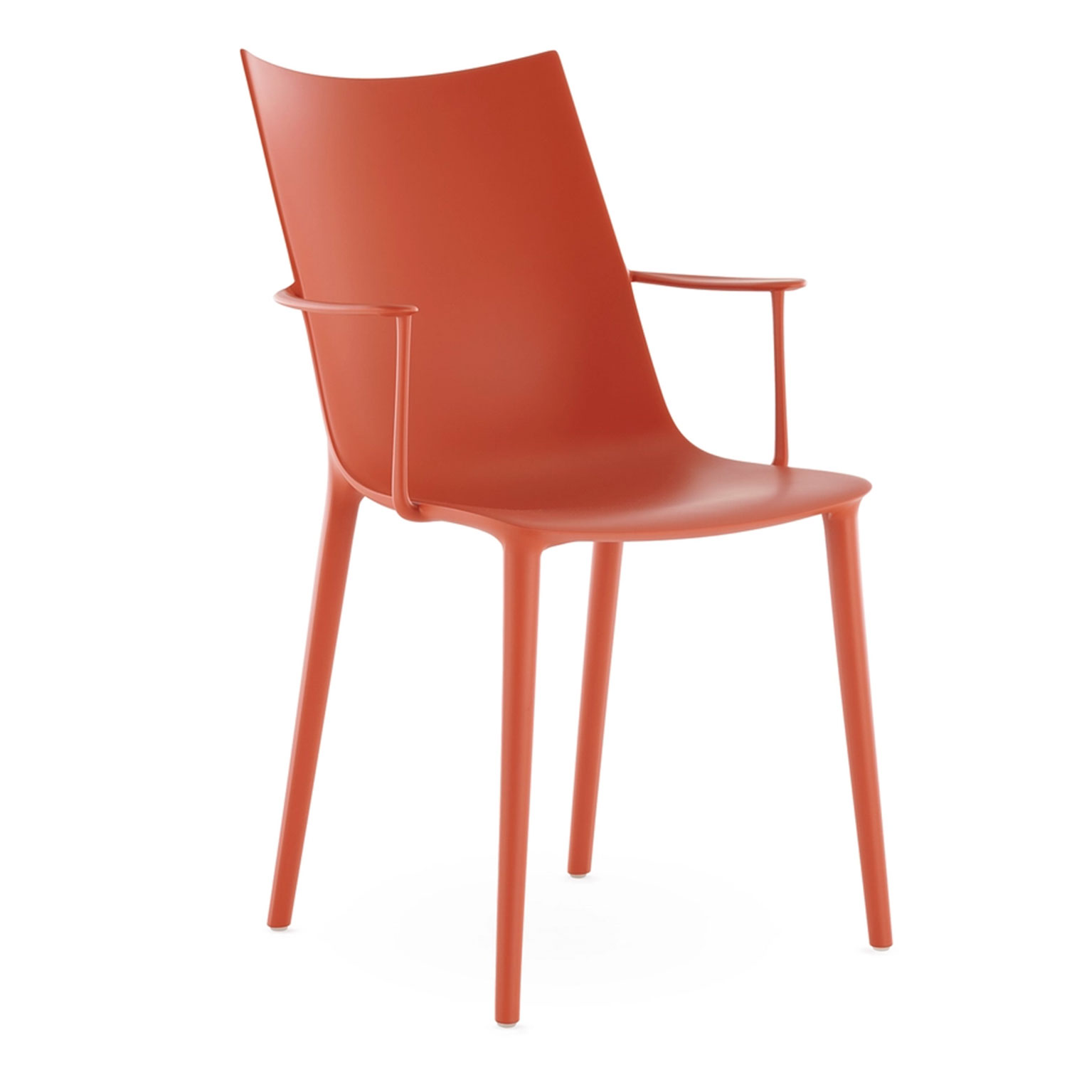 Kartell - H.H.H. Stuhl einfarbig matt orange