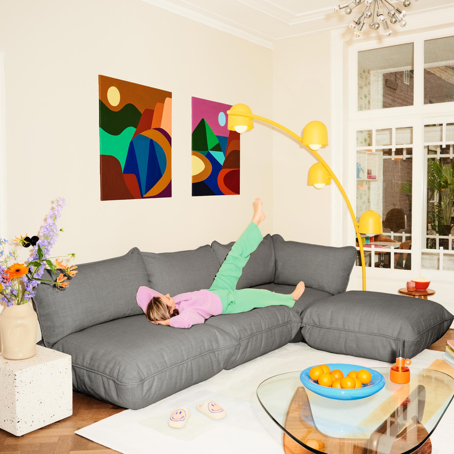 sofa sumo fatboy mouse grey 83834