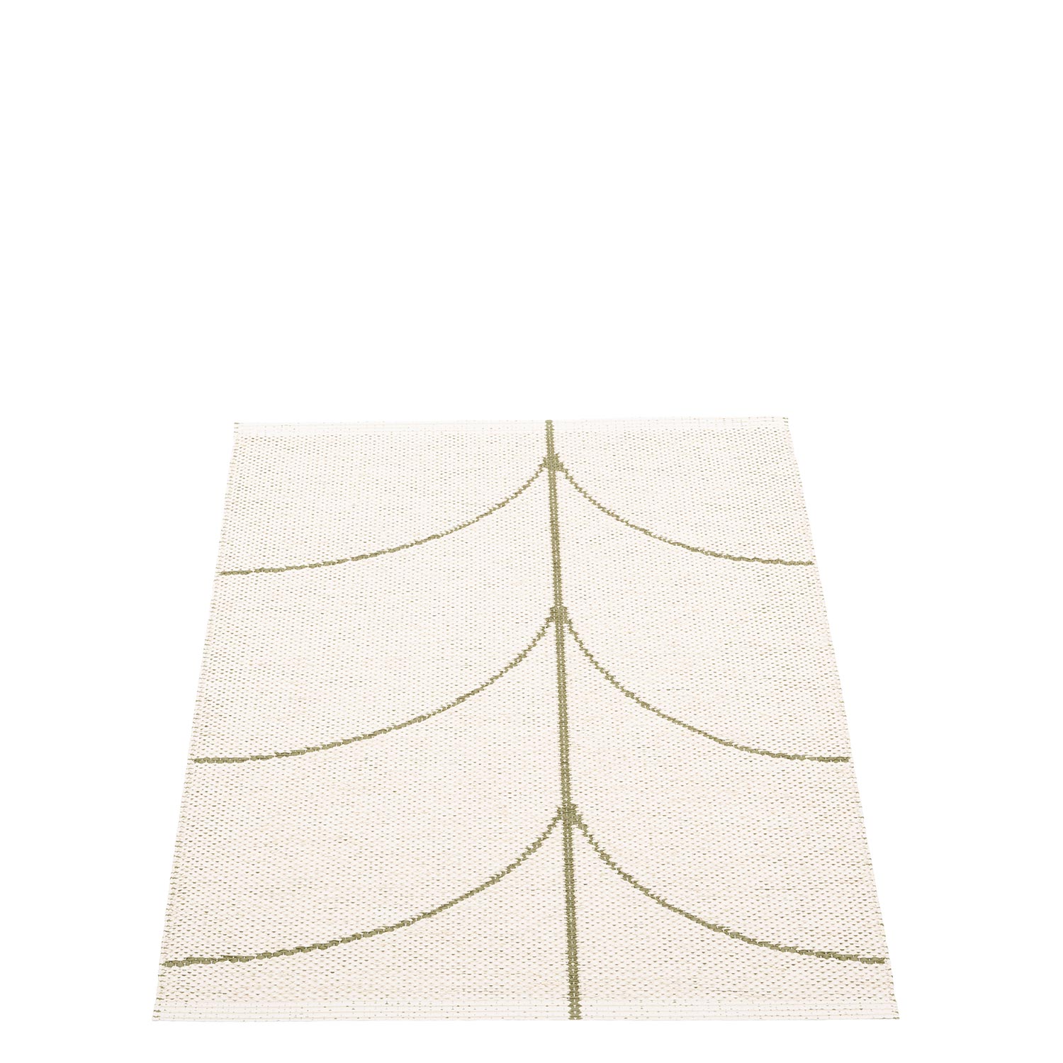 Pappelina - Leif Teppich 70x90 cm pine/vanilla