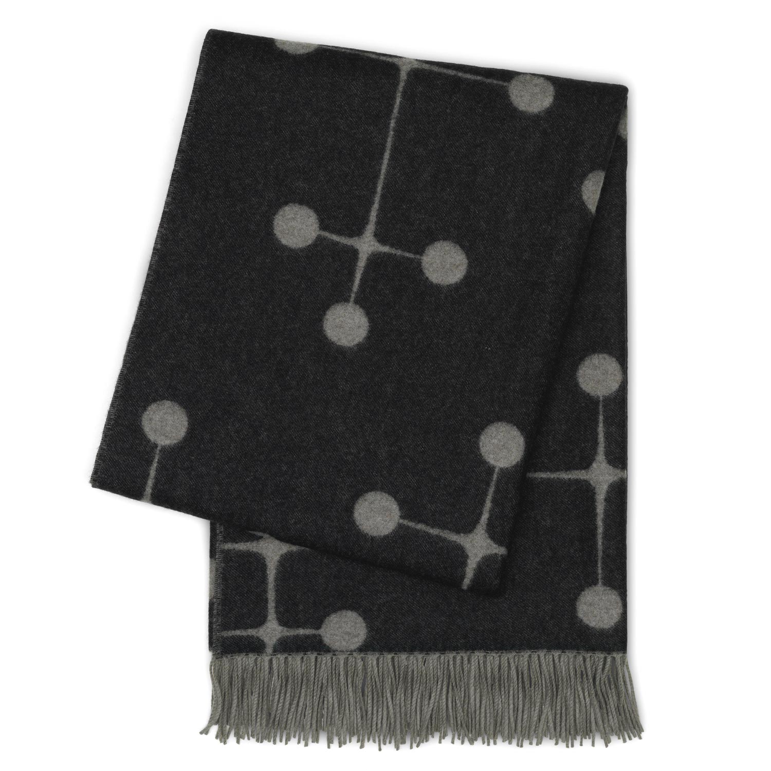 vitra eames wool blanket schwarz