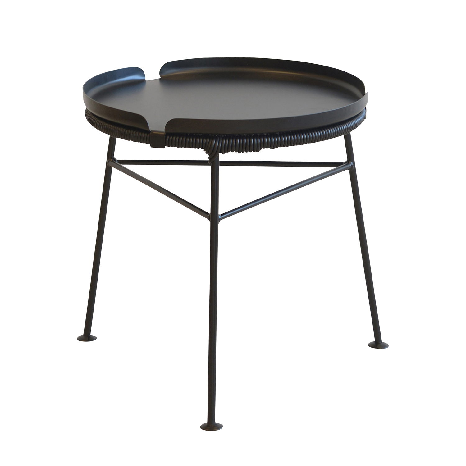 ok design centro tablett hocker schwarz 69617