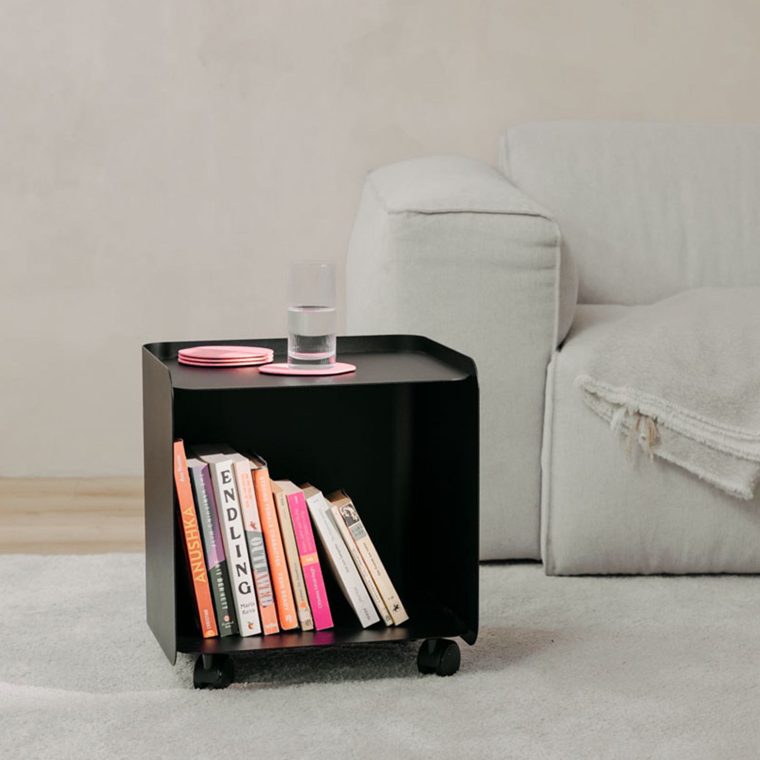 Metallbude - Juno Rollcontainer Größe S schwarz