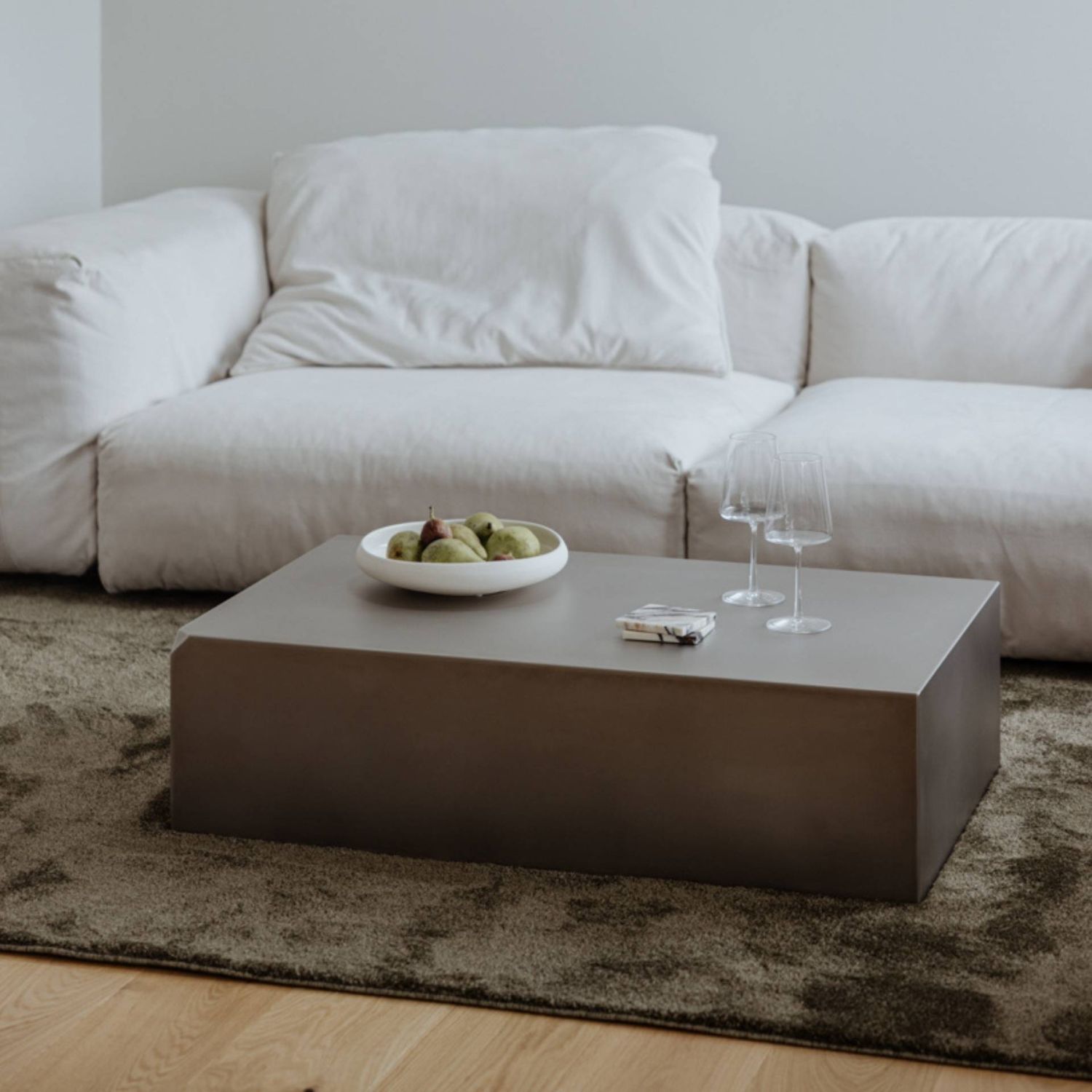 Metallbude - Raw C Couchtisch edelstahl