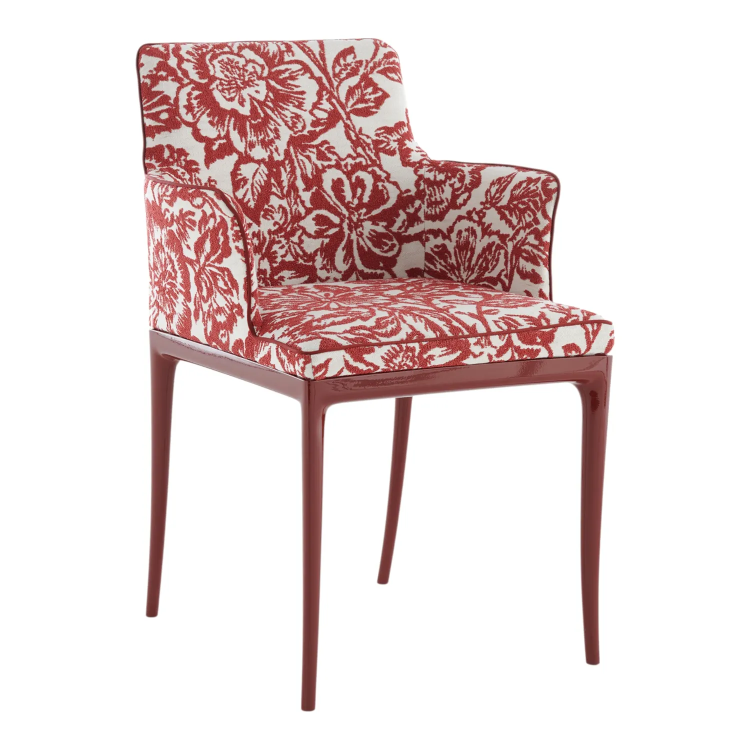 Kartell - Lillybet Kleiner Sessel Flower Key burgundy/rot