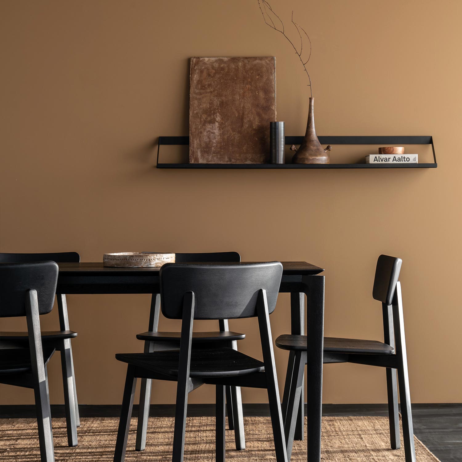 ethnicraft casale stuhl ambiente esszimmer schwarz close up cafe 88238