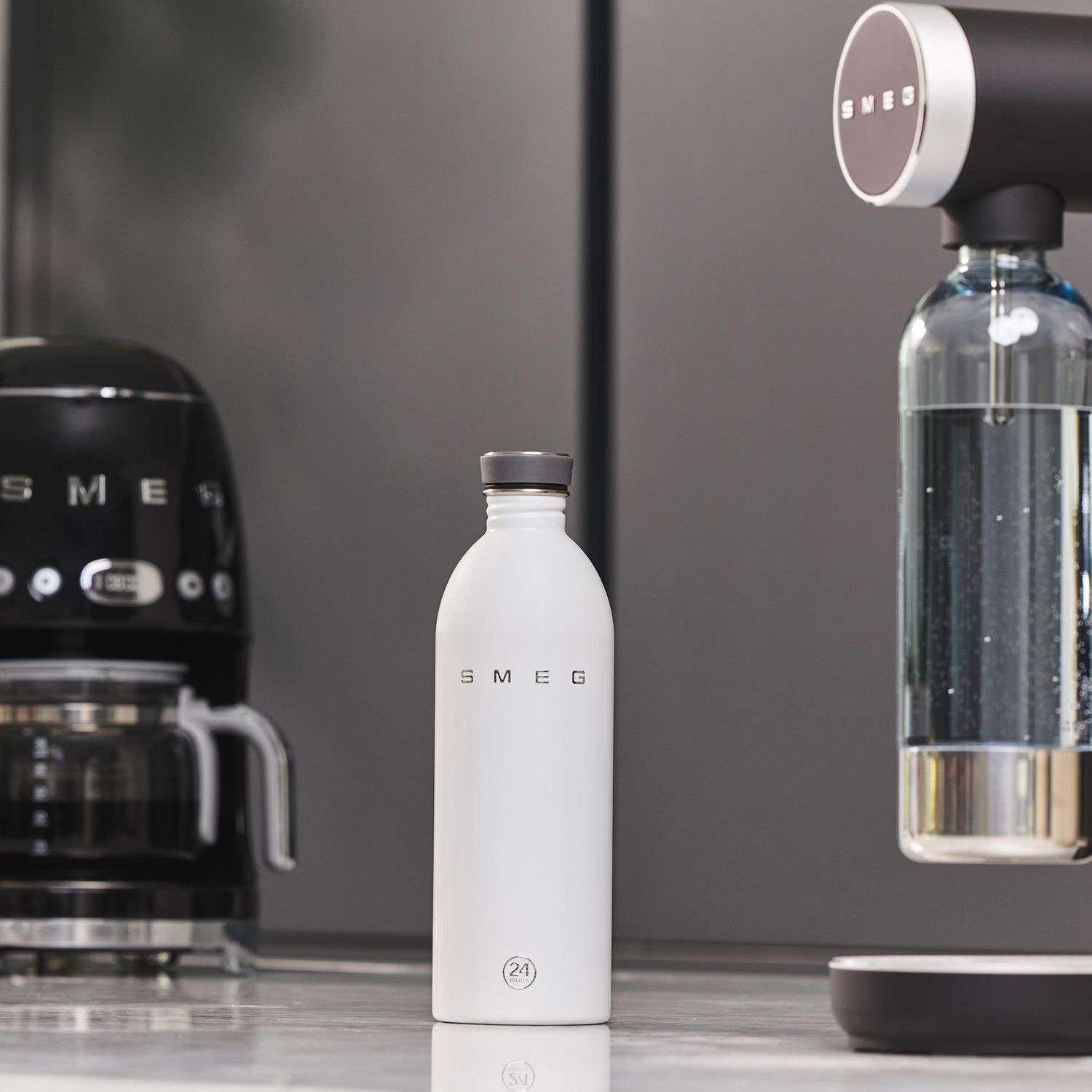 SMEG - Urban Bottle Edelstahlflasche rot