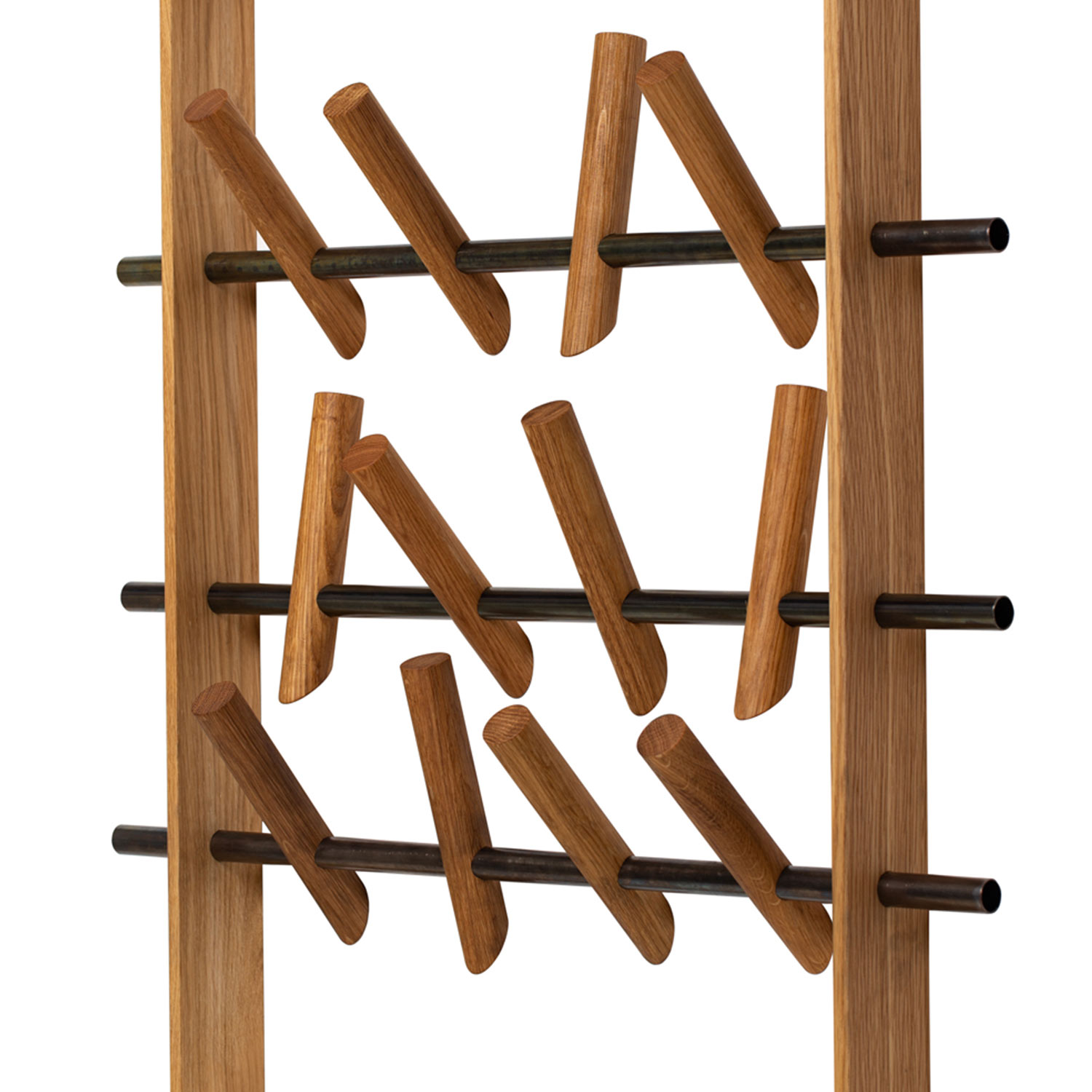 we do wood coat frame eiche schwarz 61938