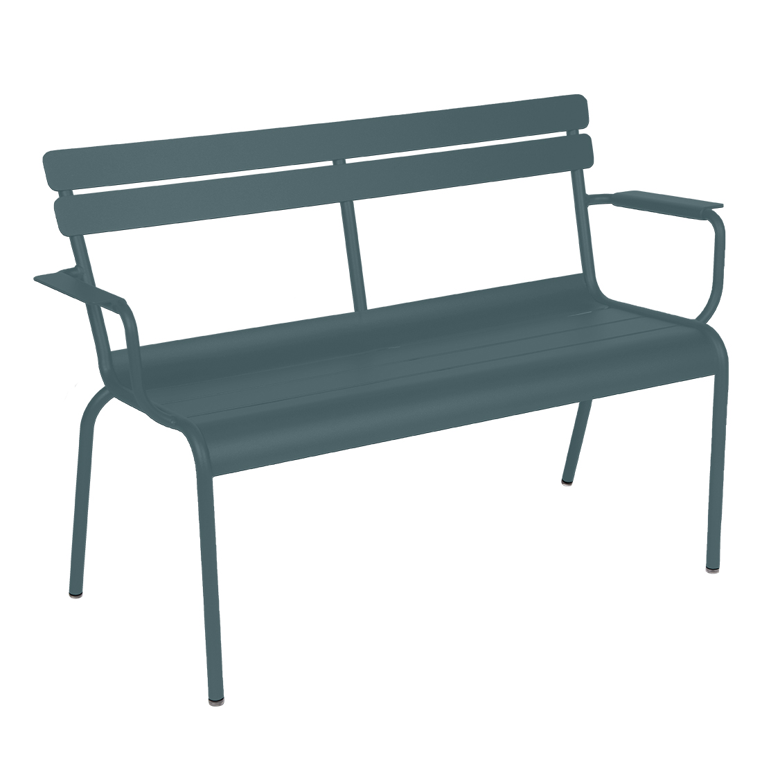 fermob luxembourg bank armlehnen gewittergrau 87637