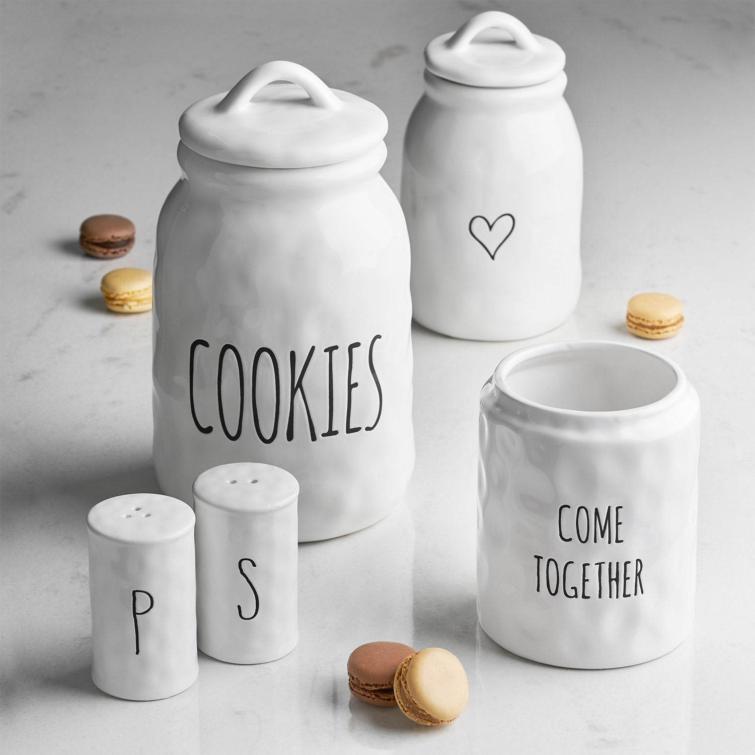 Töchter & Söhne - Anton Vorratsbehälter "Cookies" weiß