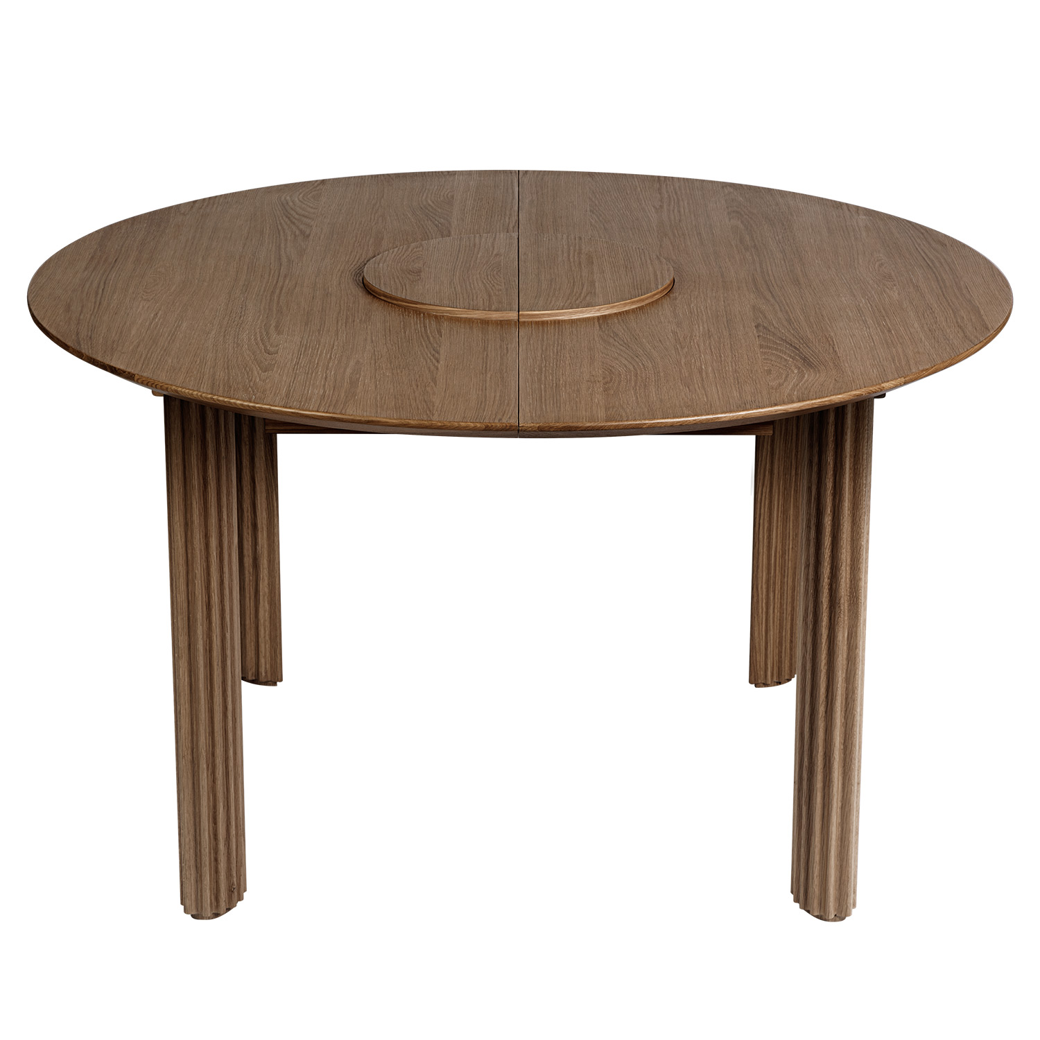 UMAGE comfort circle ausziehbar eiche dunkel rippled ohne Erweiterung 99190