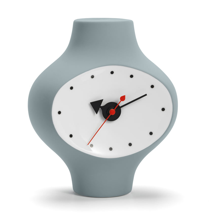 vitra ceramic clock no3 dunkelgrau 57003