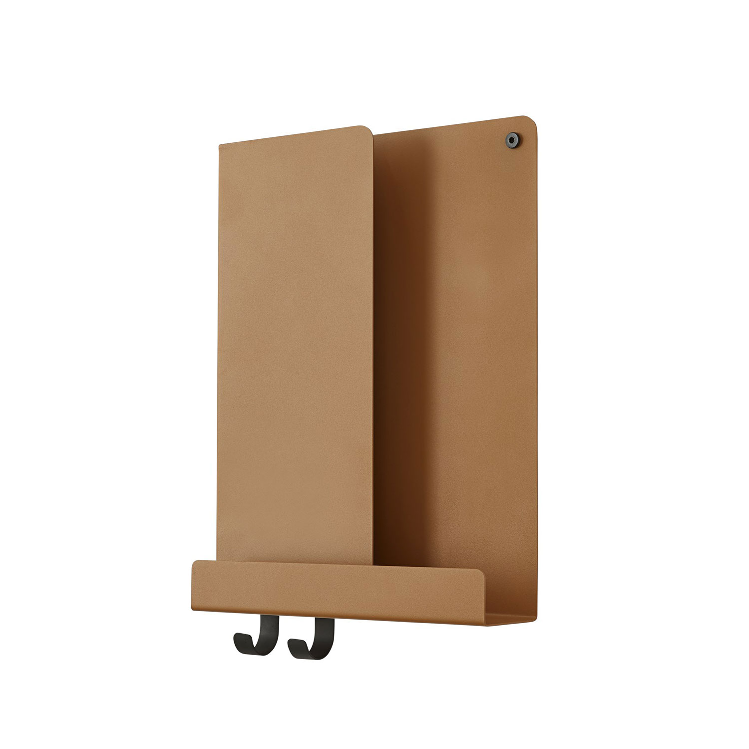 burnt orange hoch 295 40 muuto folded shelf 55716