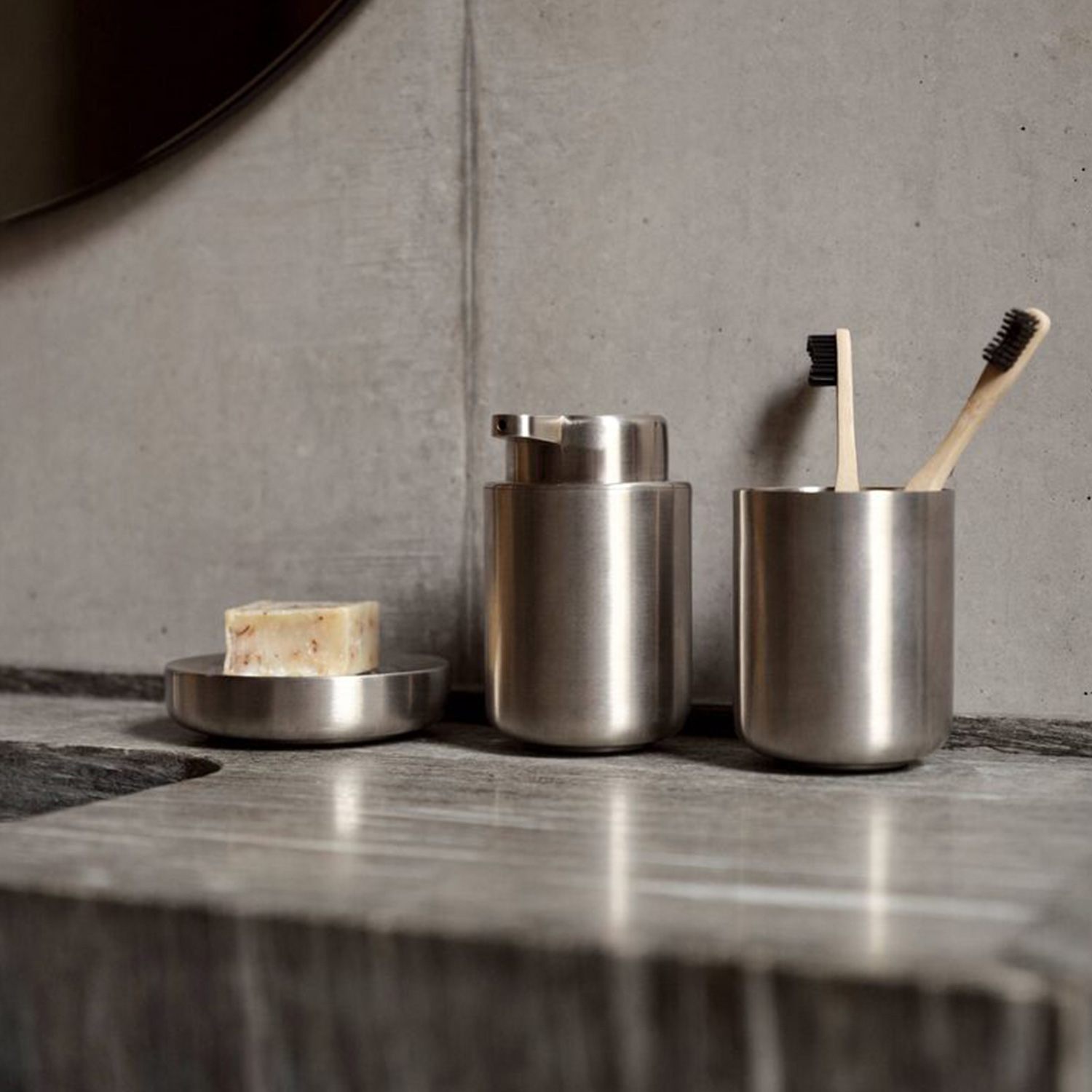 Zone Denmark - Ume Seifenschale Stahl