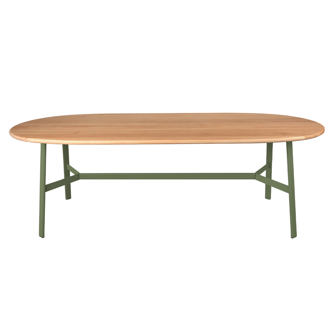 Fermob - So'O Ovaler Tisch Eiche 220x95 cm kaktus