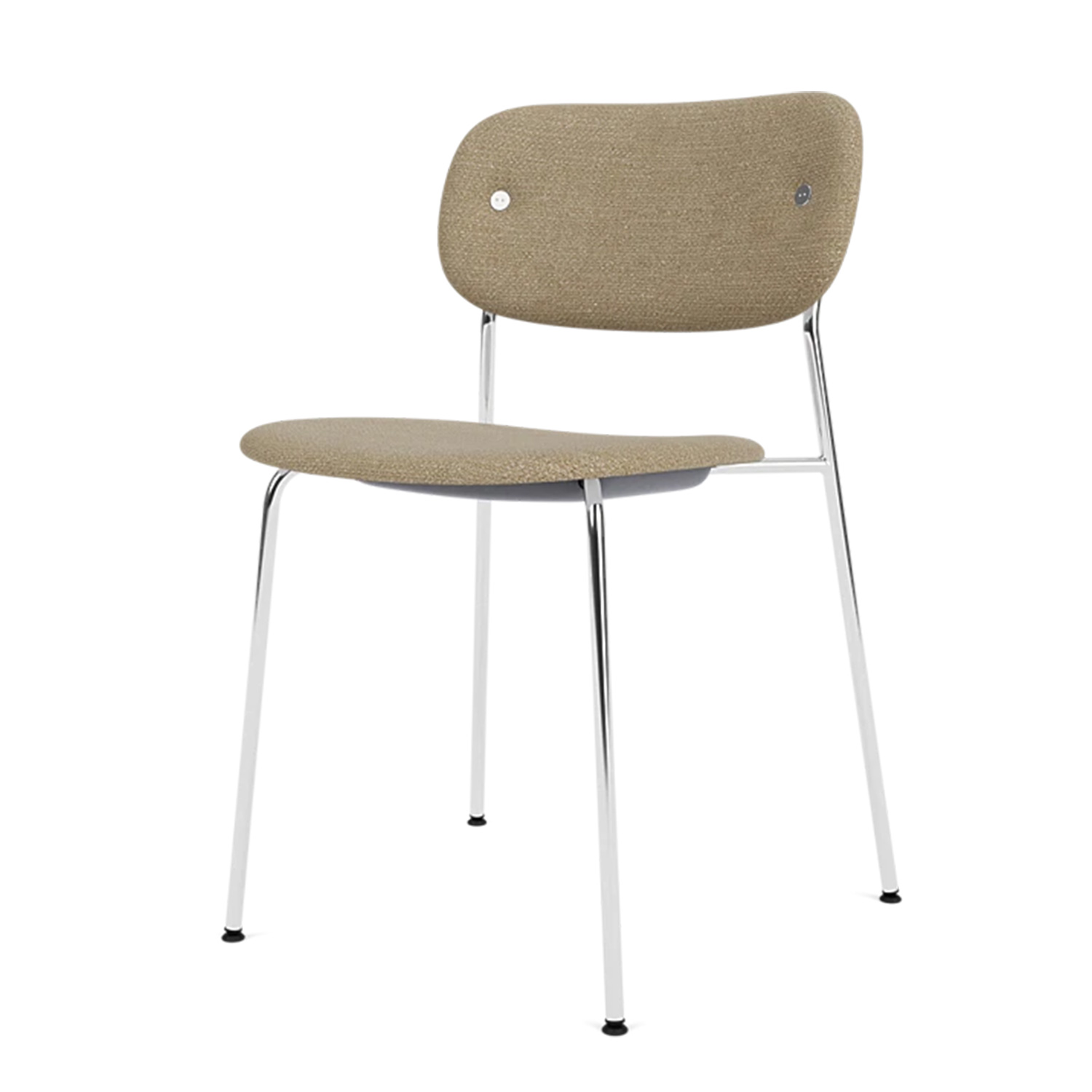 Audo - Co Dining Chair Chrom Vollpolster Bouclé 2
