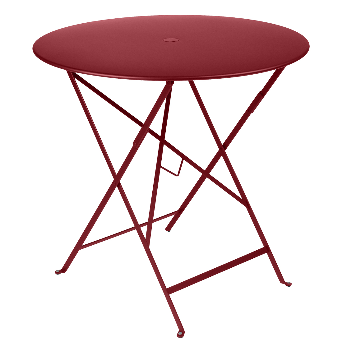 fermob bistro tisch rund 77cm chili 43 77565