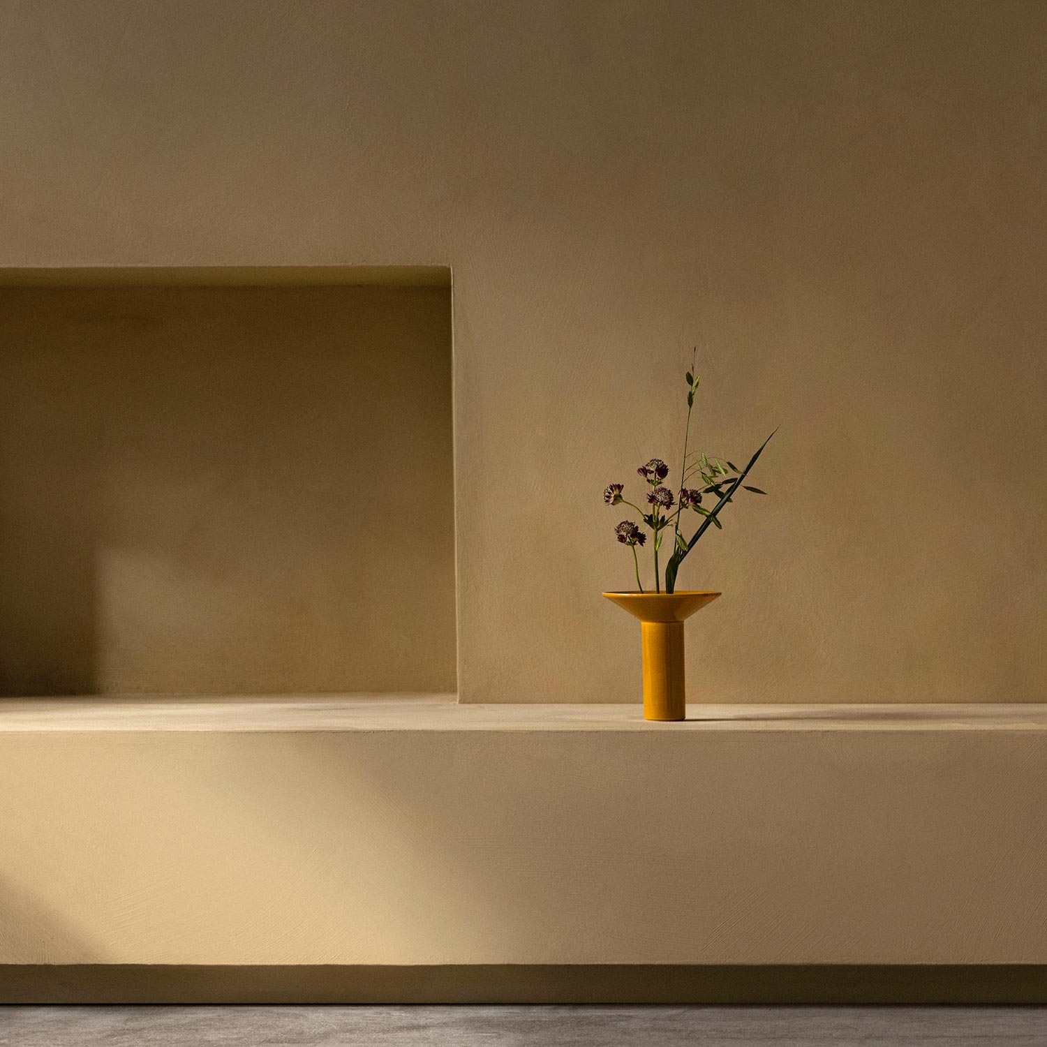 menu hana vase ocker wohnzimmer 92943