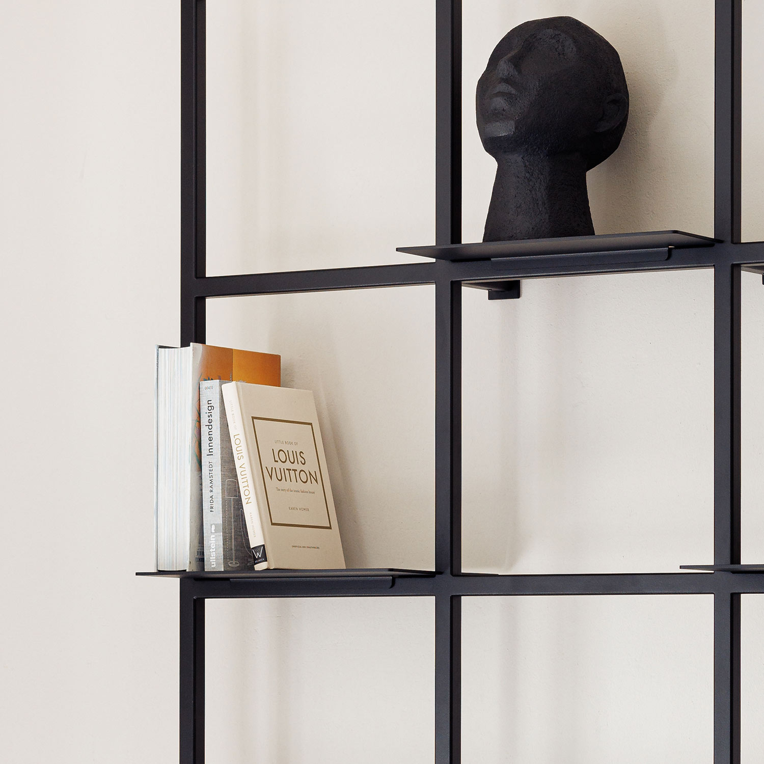 metallbude rivo metallregal schwarz deko 96972