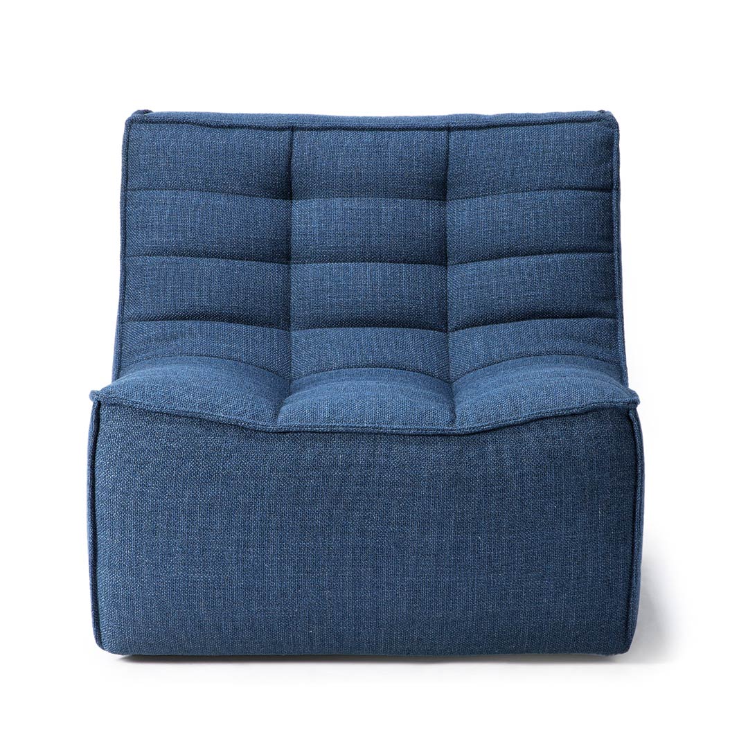 ethnicraft n701 sofa blau einsitzer 84024