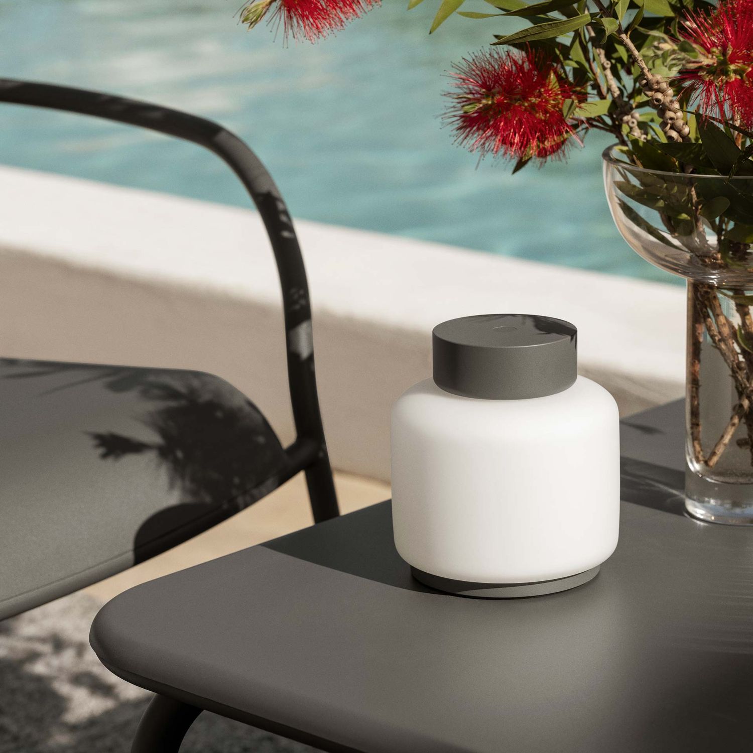 blomus - FAWN LED Outdoor Leuchte silk gray