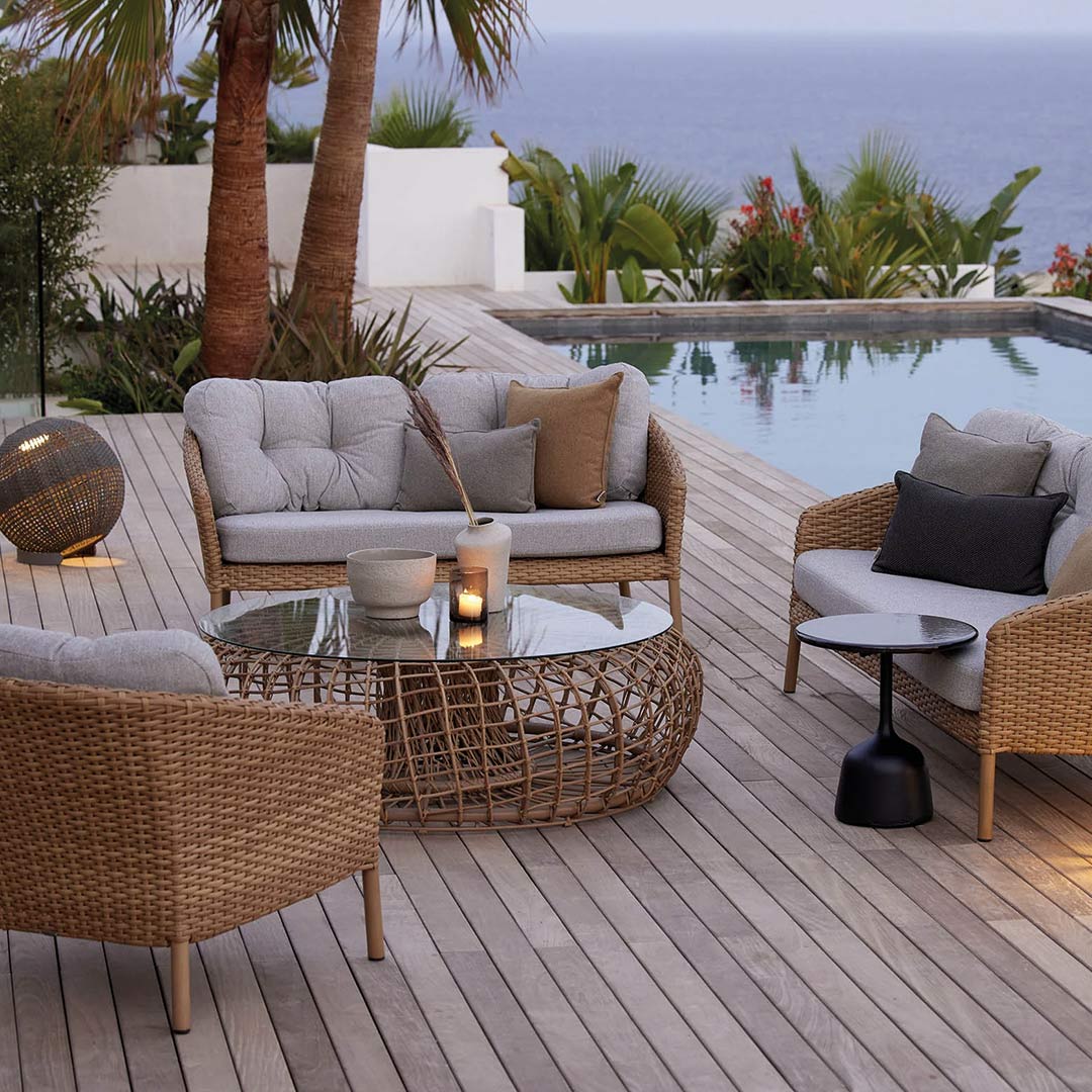cane line ocean loungesessel large natural terrasse ambiente 89290