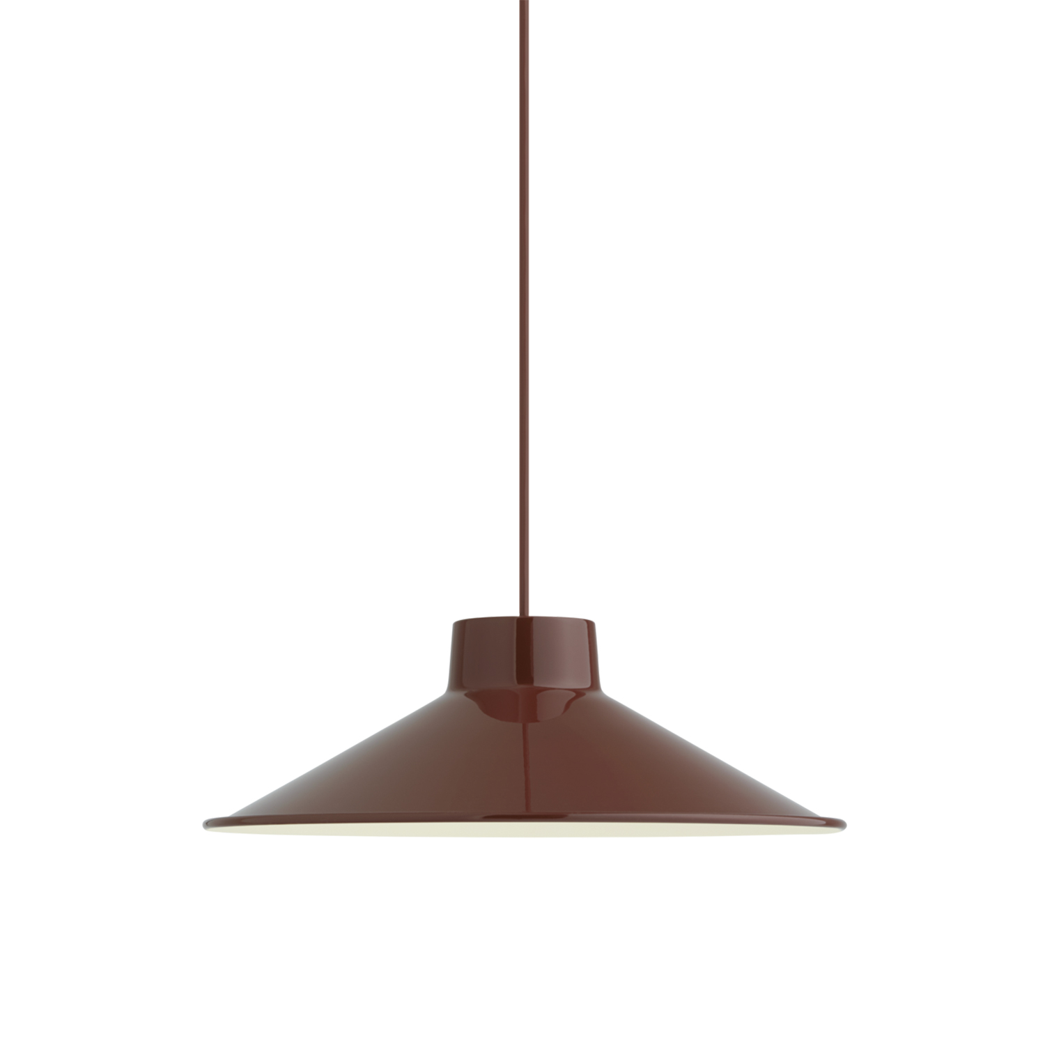 muuto top pendant leuchte 36 dunkelrot 84707