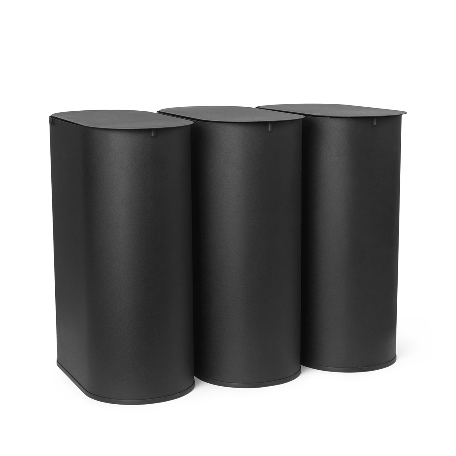 ferm living enkel muelleimer schwarz kombiniert 90830