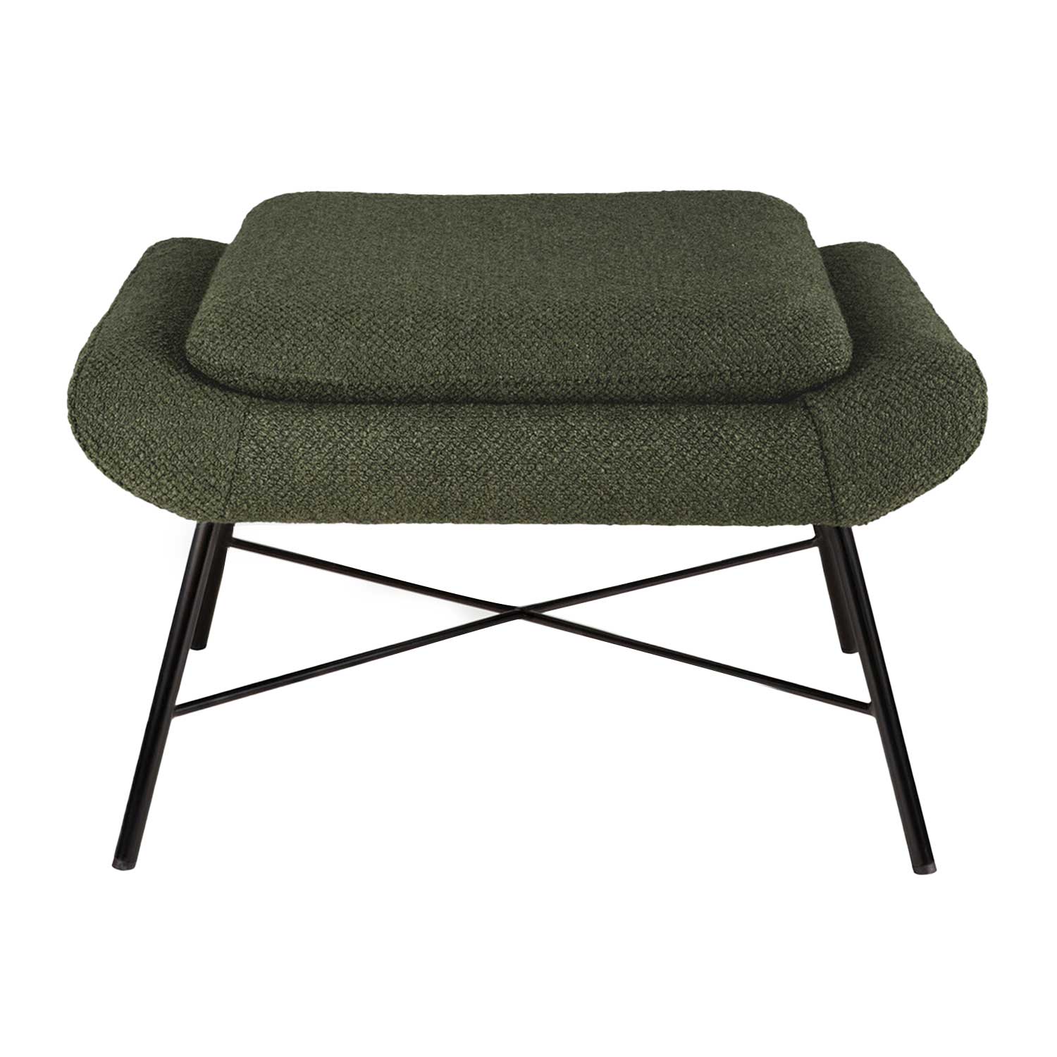 Ethnicraft - Barrow Polsterhocker Pine Green