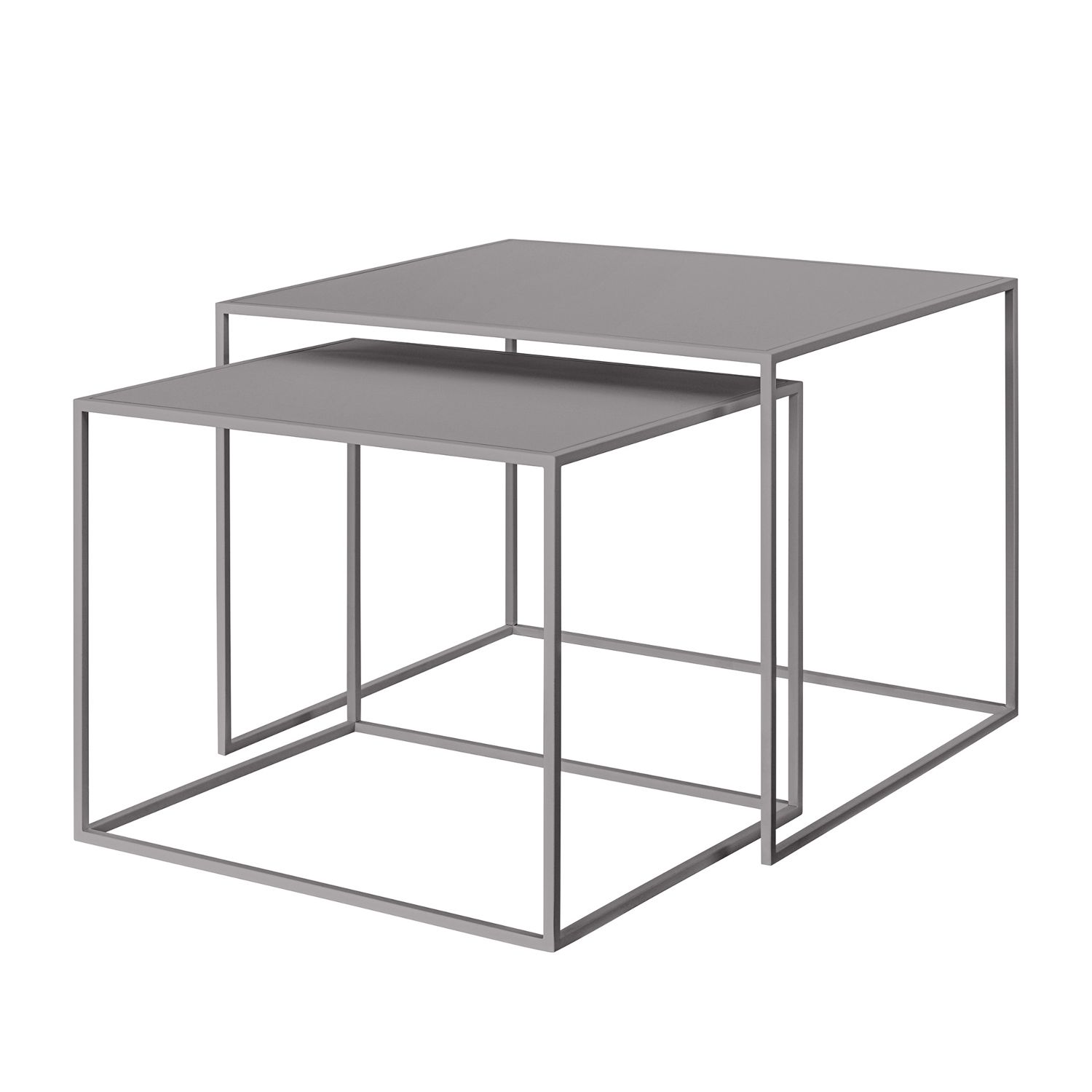 blomus - FERA Beistelltisch Größe L 2er Set Mourning Dove